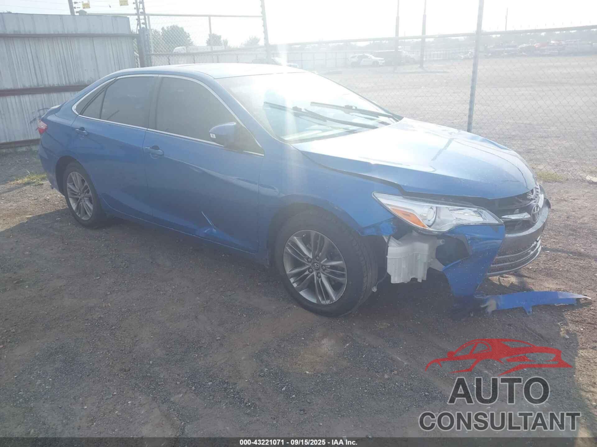 TOYOTA CAMRY 2017 - 4T1BF1FK1HU708683