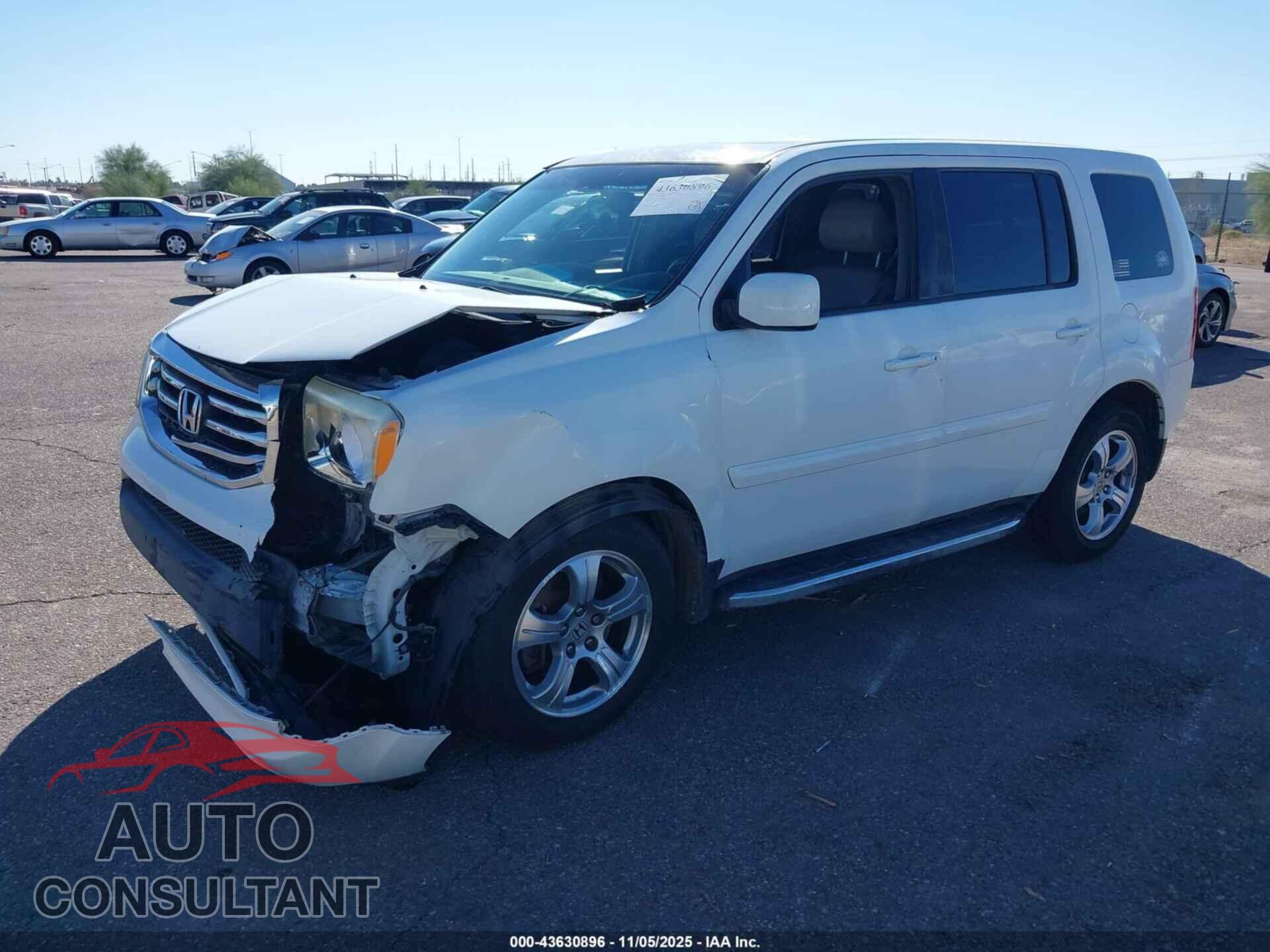 HONDA PILOT 2013 - 5FNYF3H53DB025193