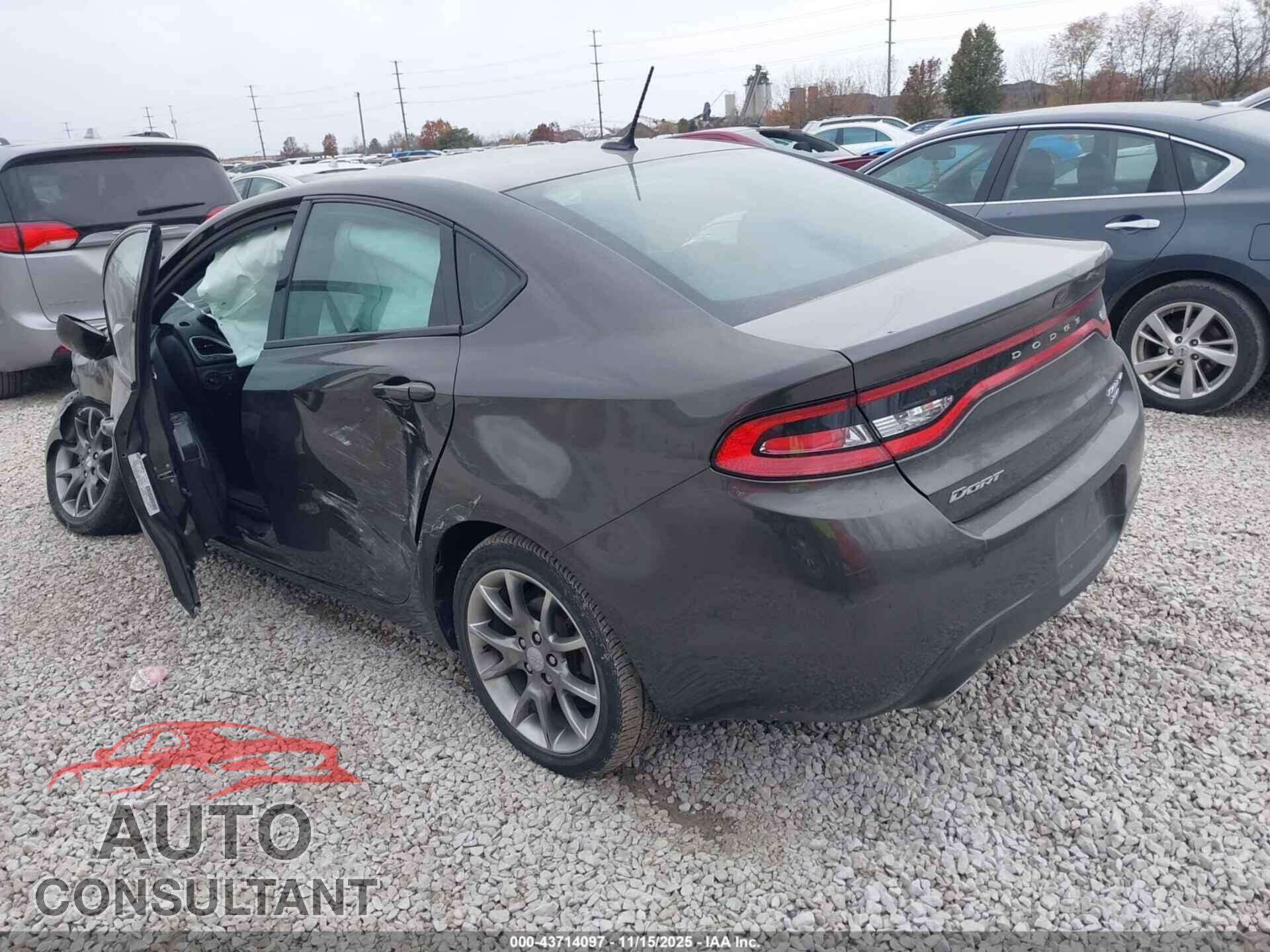 DODGE DART 2014 - 1C3CDFBB4ED830827