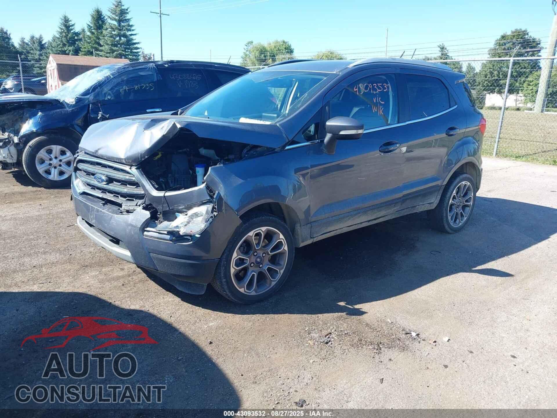 FORD ECOSPORT 2022 - MAJ6S3KL2NC466165