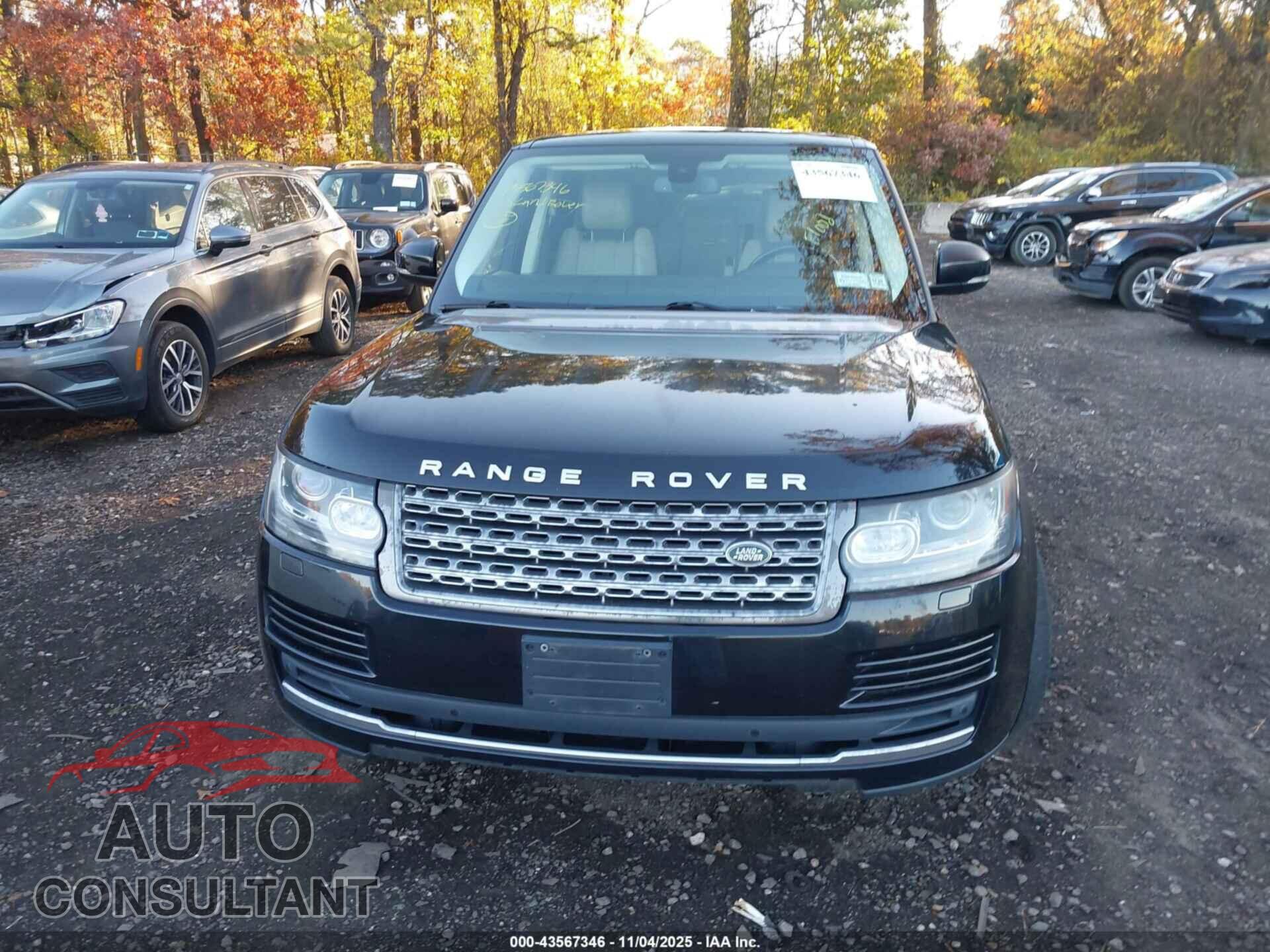 LAND ROVER RANGE ROVER 2015 - SALGS2VF9FA219620