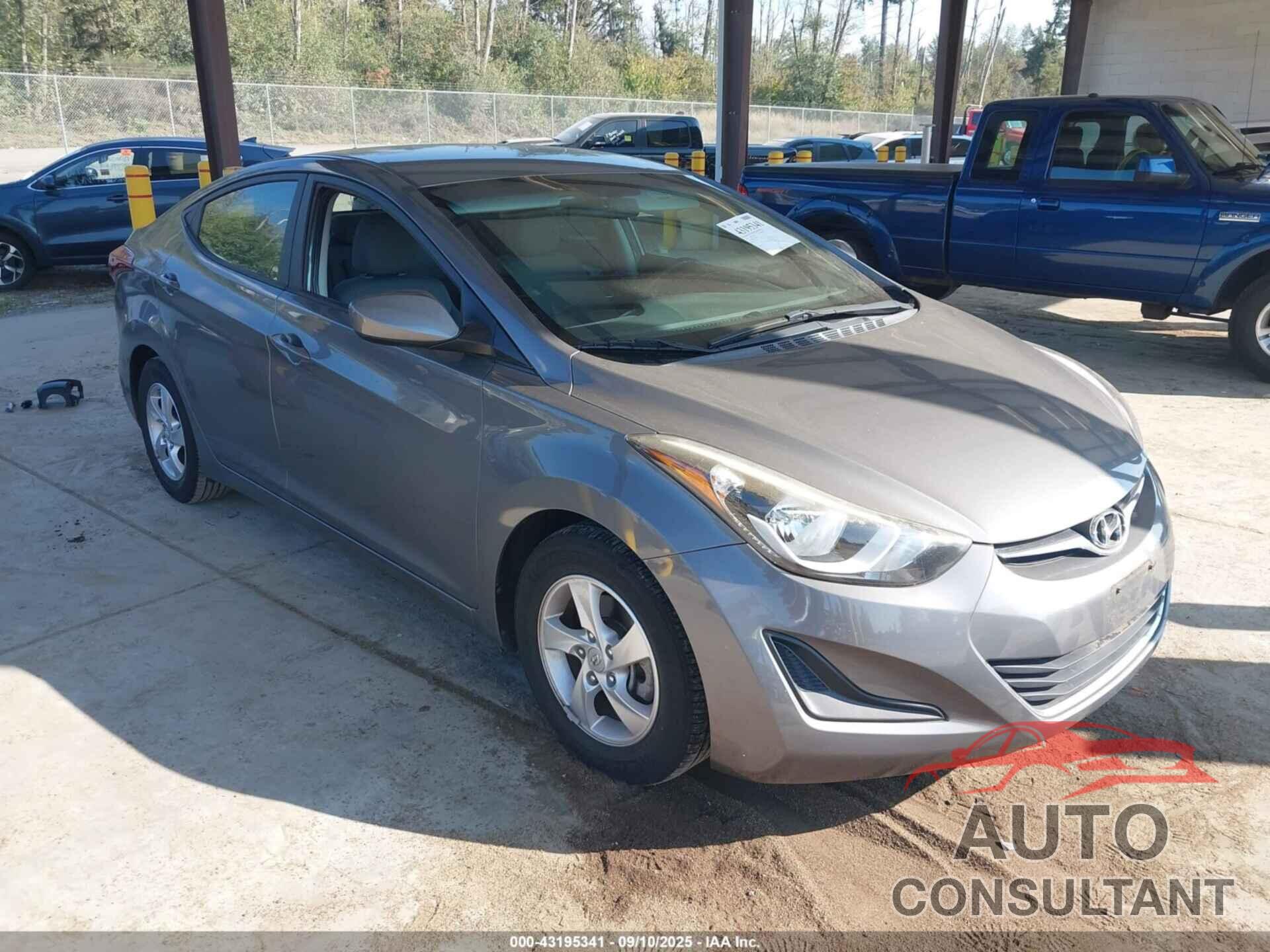 HYUNDAI ELANTRA 2014 - 5NPDH4AE1EH503185
