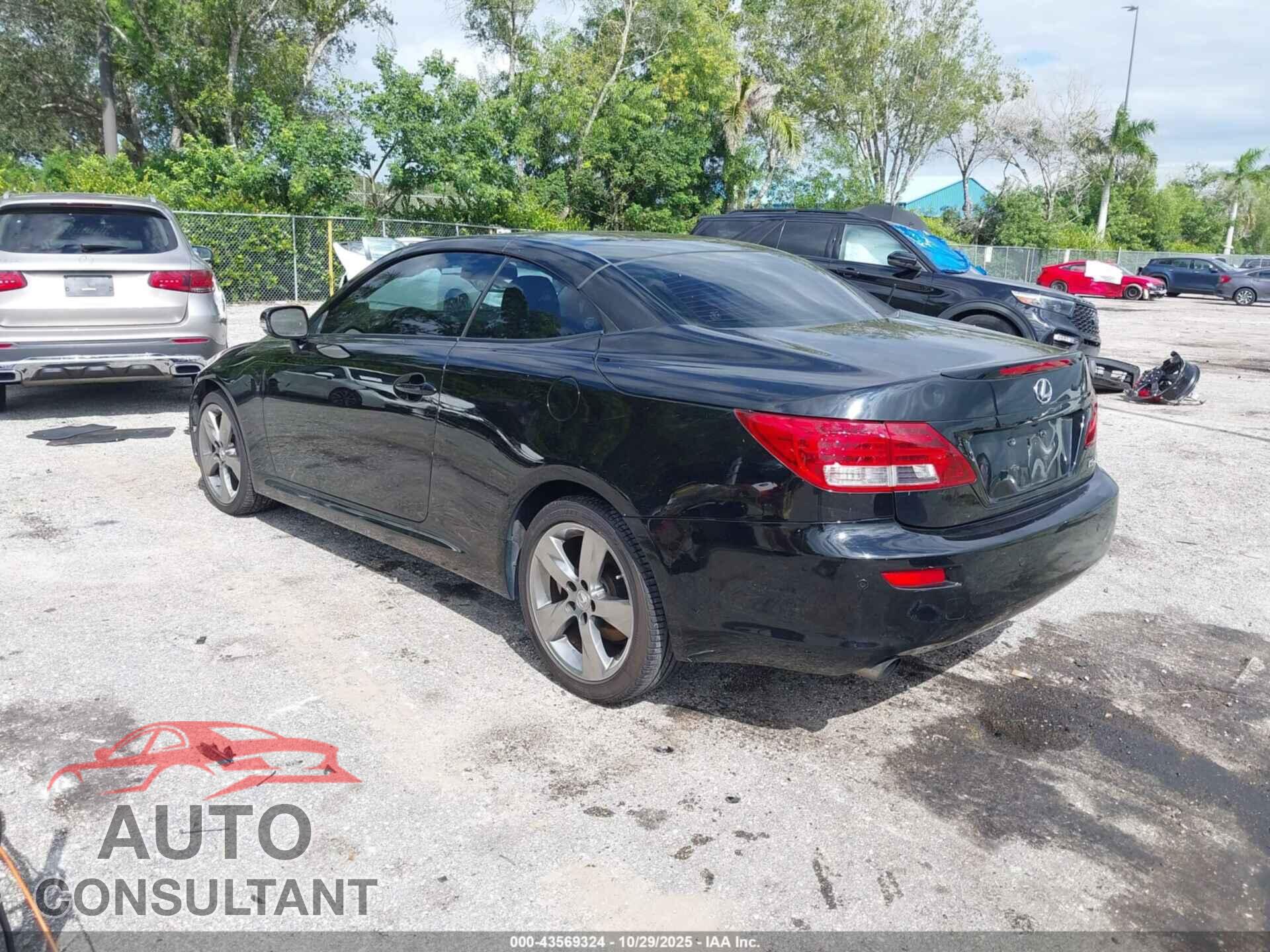 LEXUS IS 250C 2011 - JTHFF2C24B2519723
