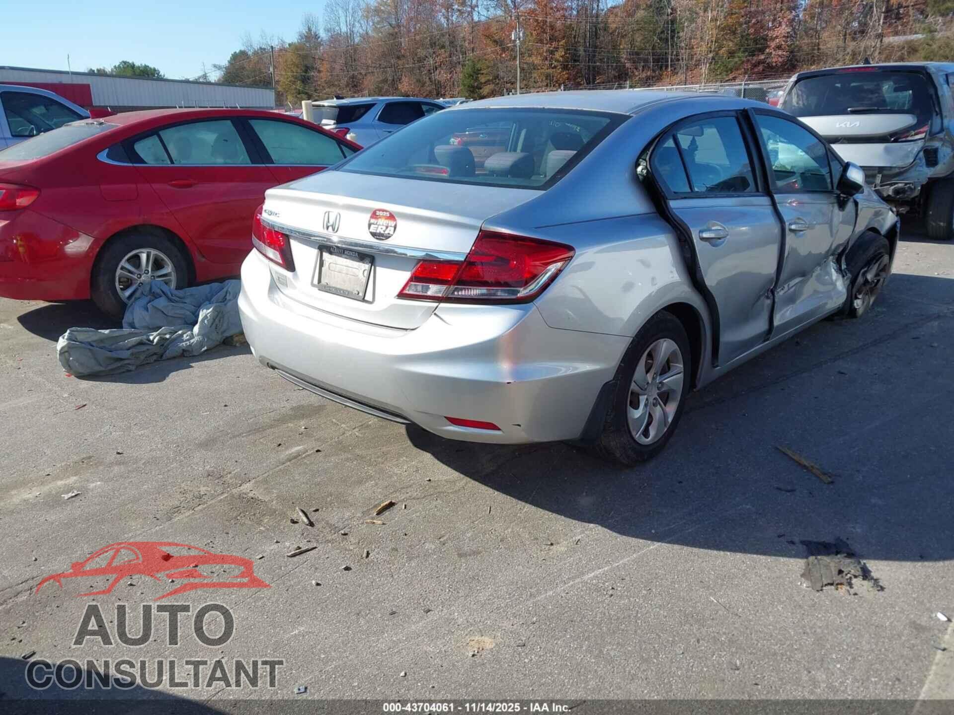 HONDA CIVIC 2013 - 19XFB2F57DE079666
