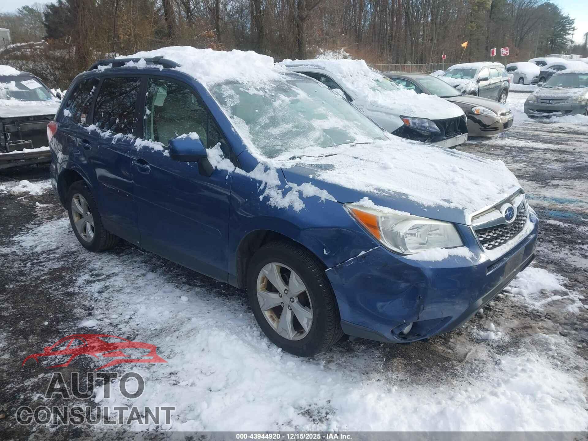 SUBARU FORESTER 2014 - JF2SJAEC7EH484452