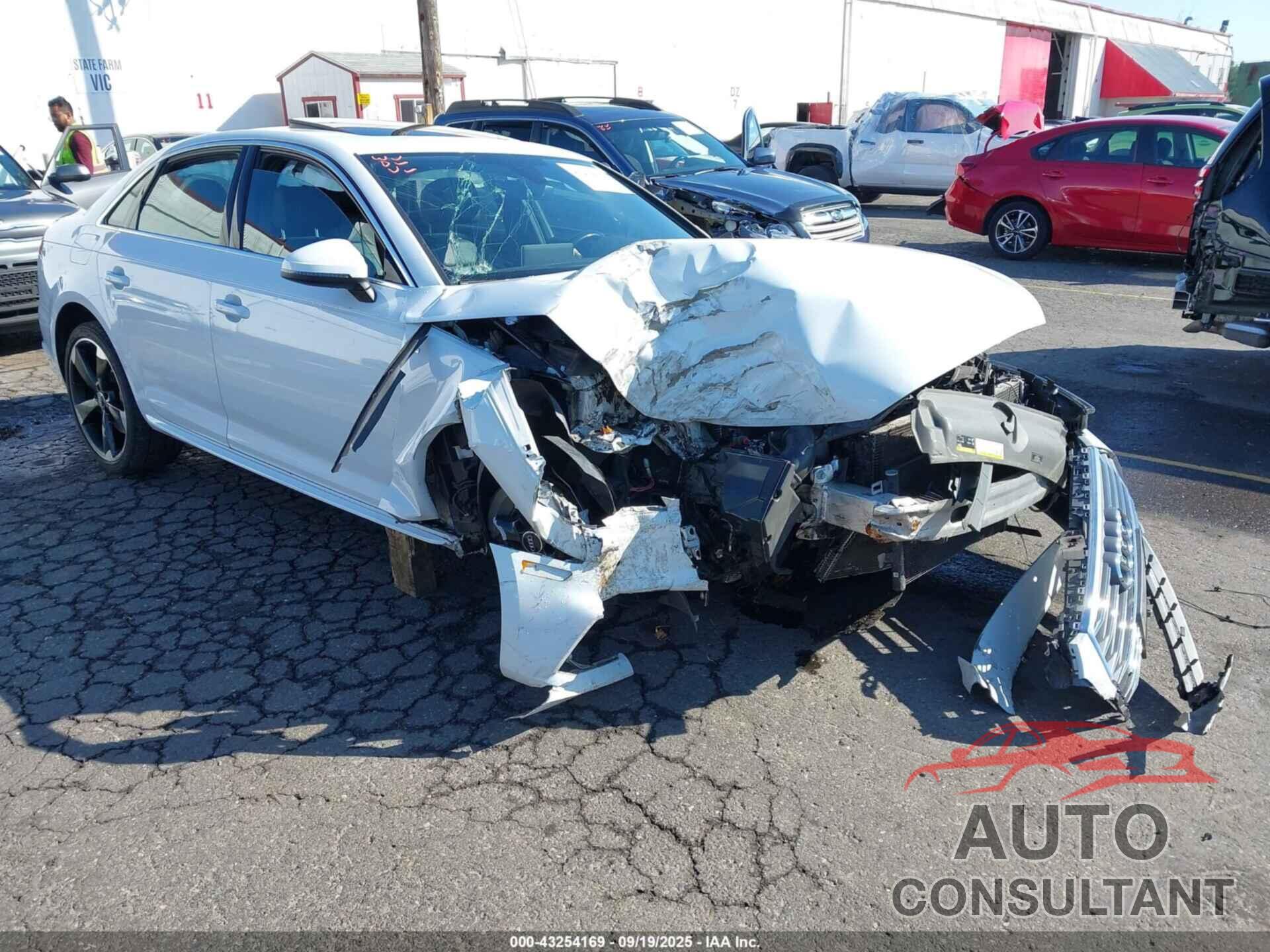 AUDI A4 2017 - WAULNAF47HN043437