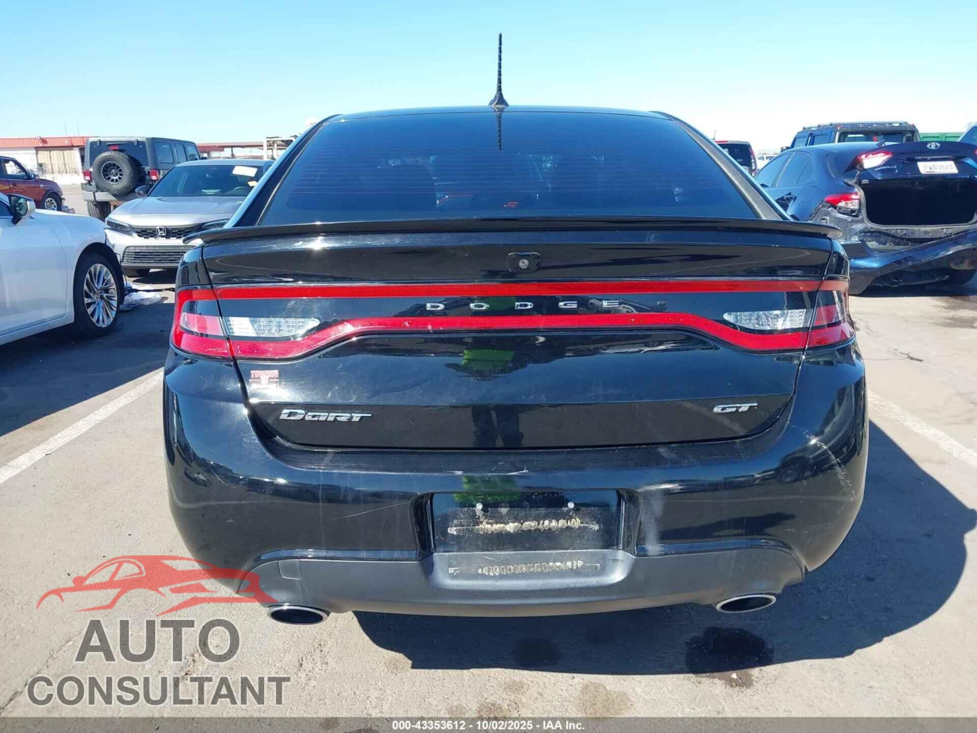 DODGE DART 2014 - 1C3CDFEB5ED870927
