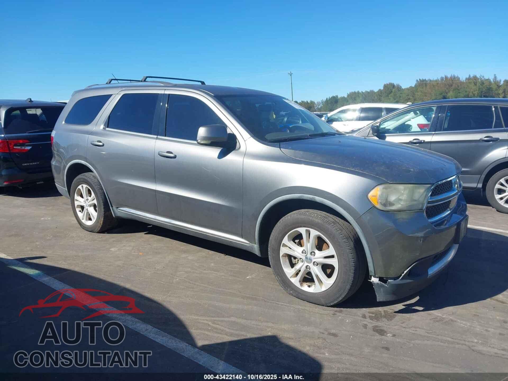 DODGE DURANGO 2011 - 1D4RD4GG3BC725019