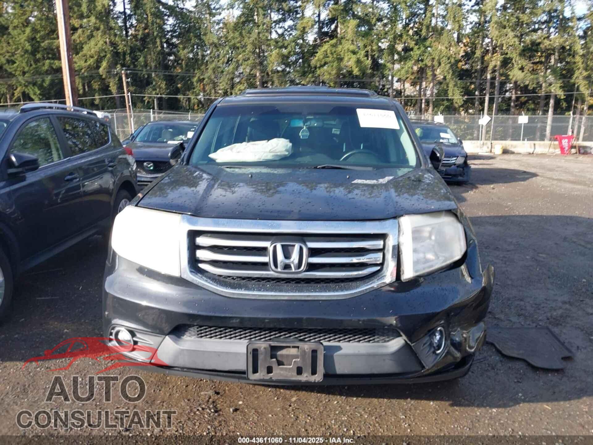 HONDA PILOT 2012 - 5FNYF4H93CB055964