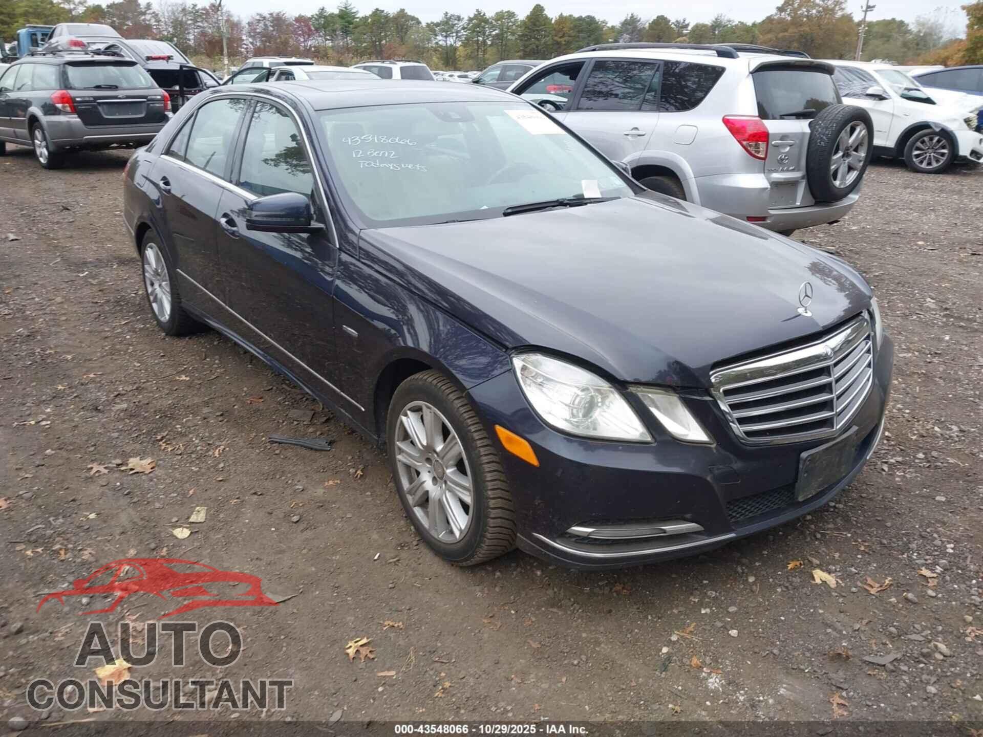 MERCEDES-BENZ E 350 2012 - WDDHF8JB5CA604647
