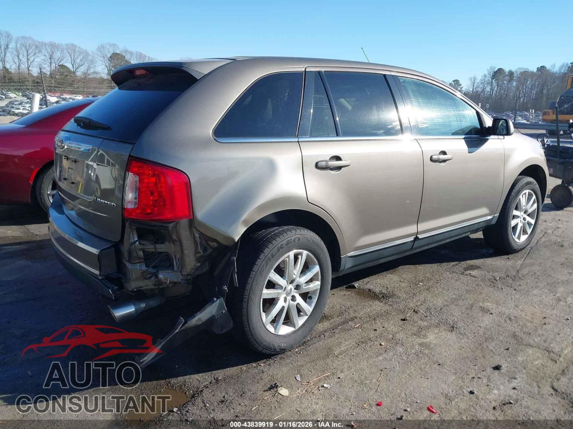FORD EDGE 2012 - 2FMDK3KC5CBA19825