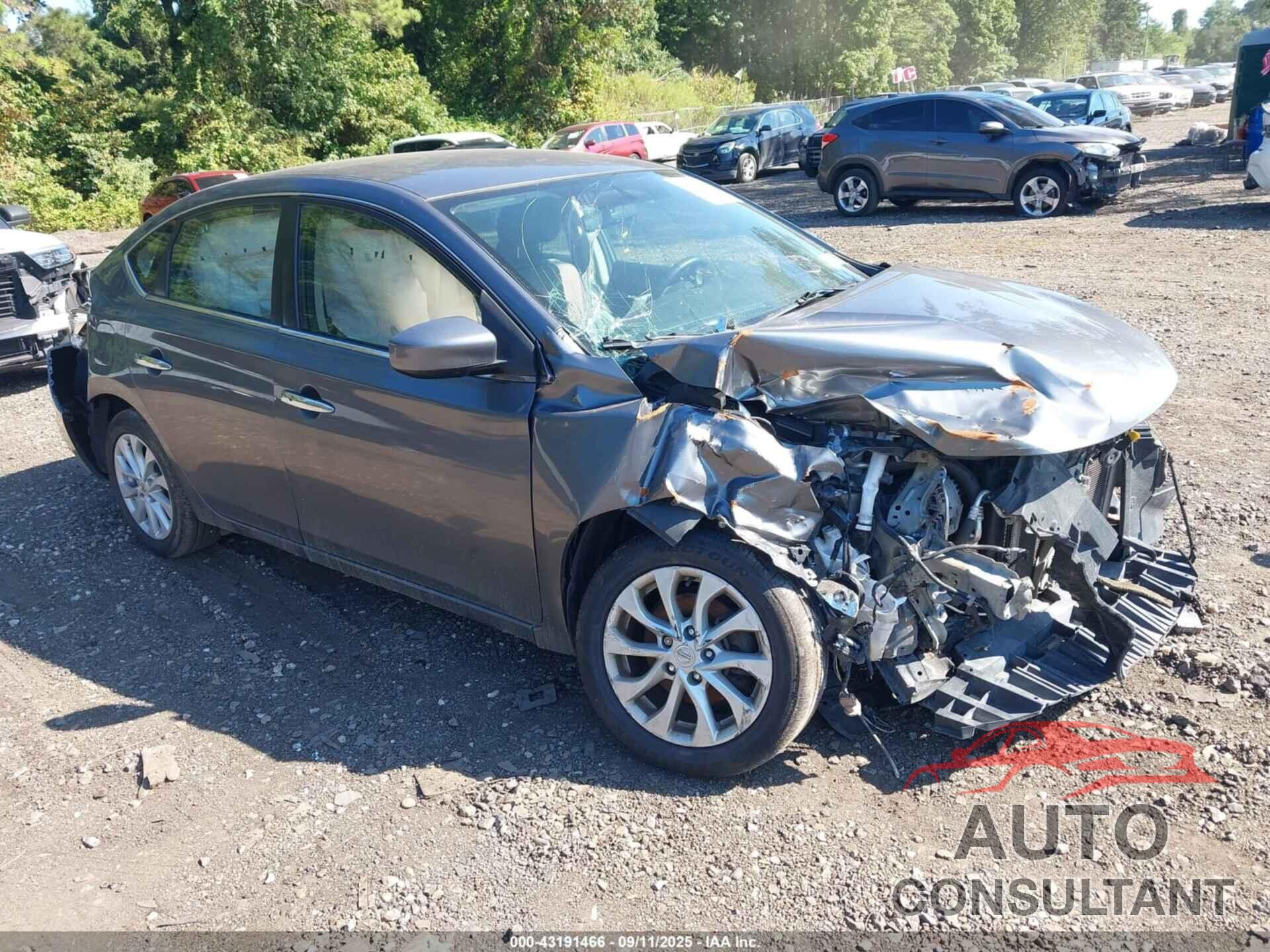 NISSAN SENTRA 2019 - 3N1AB7AP9KL618896