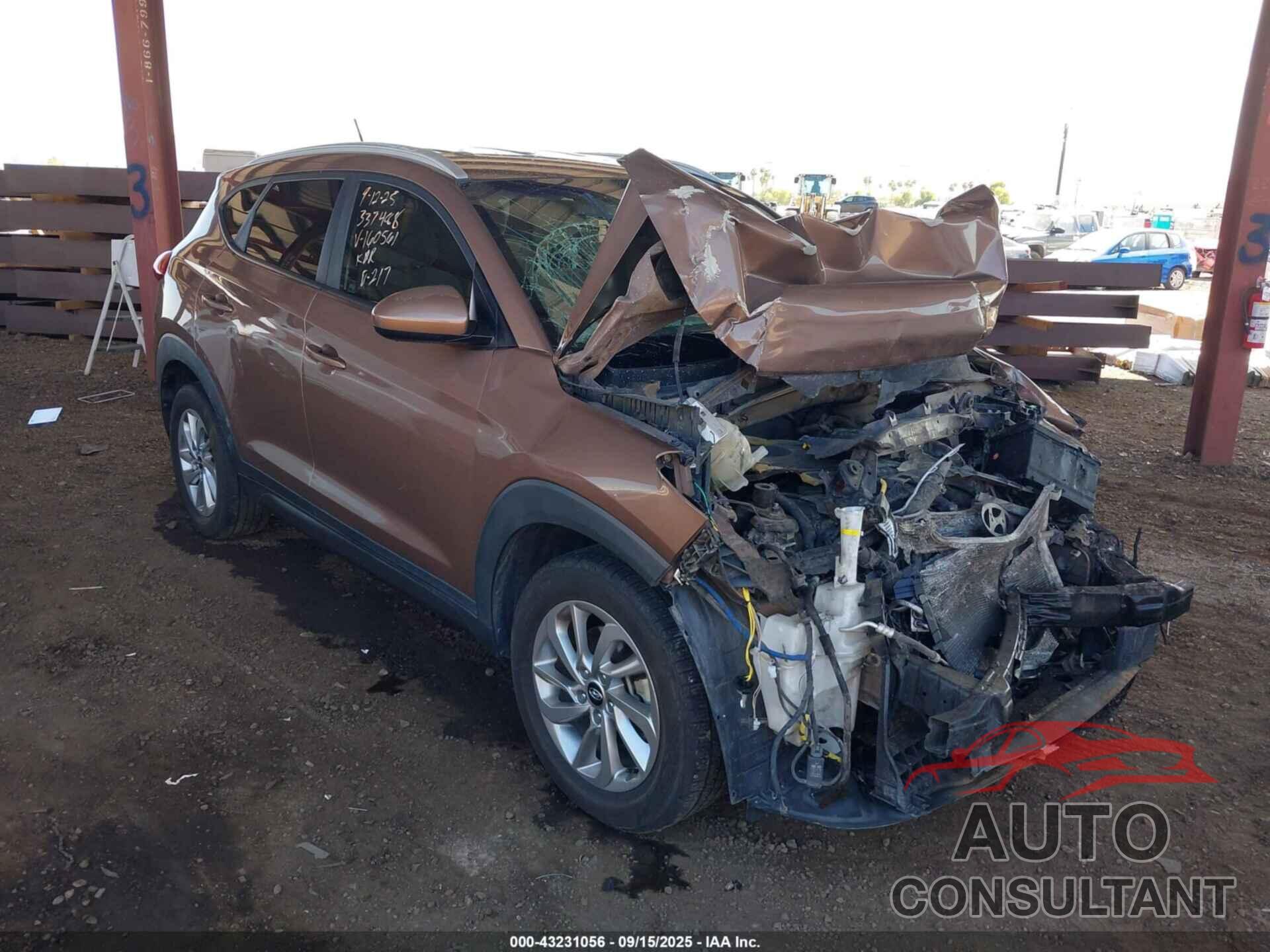 HYUNDAI TUCSON 2016 - KM8J33A48GU160561