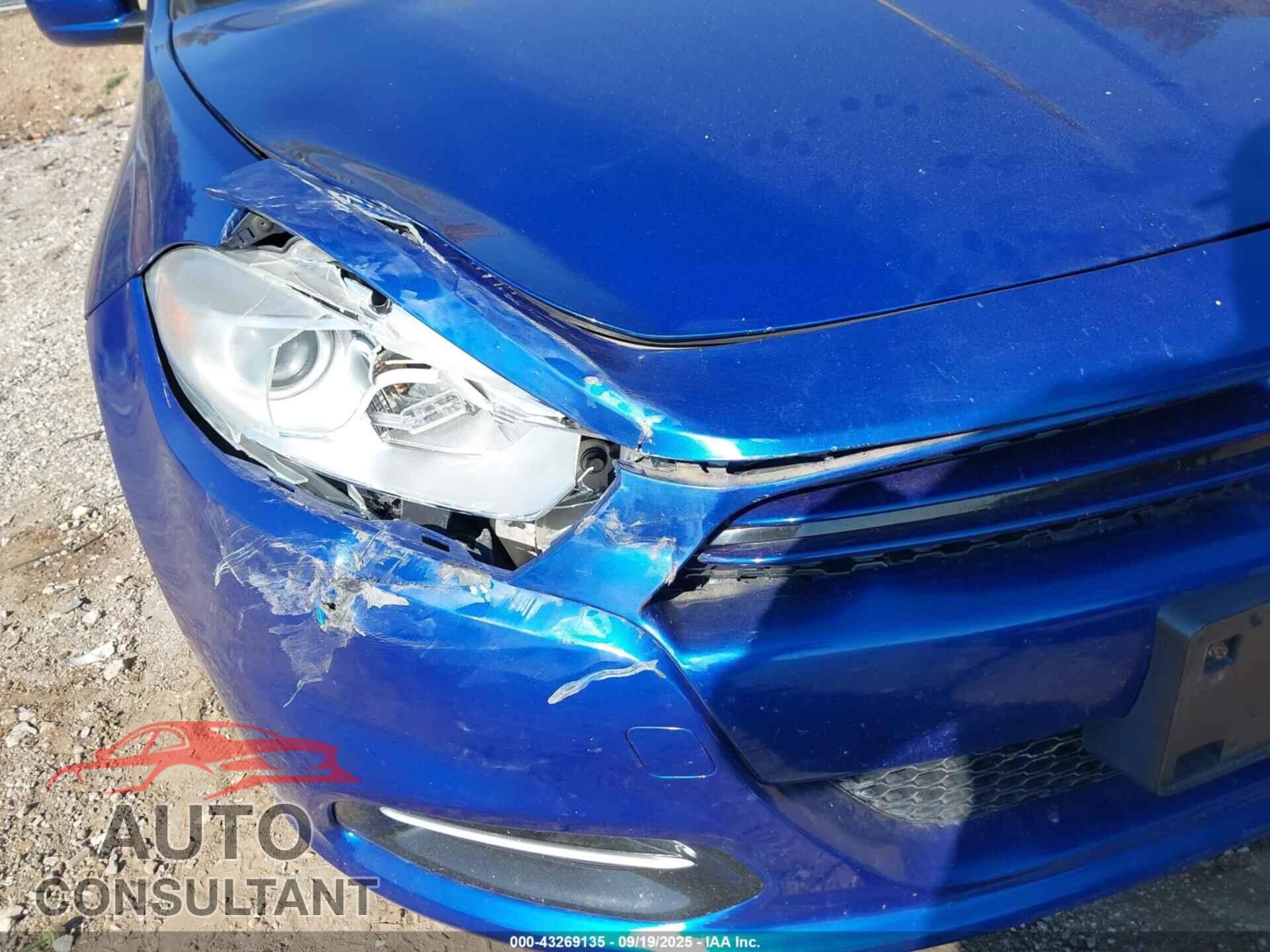DODGE DART 2014 - 1C3CDFAA9ED718050
