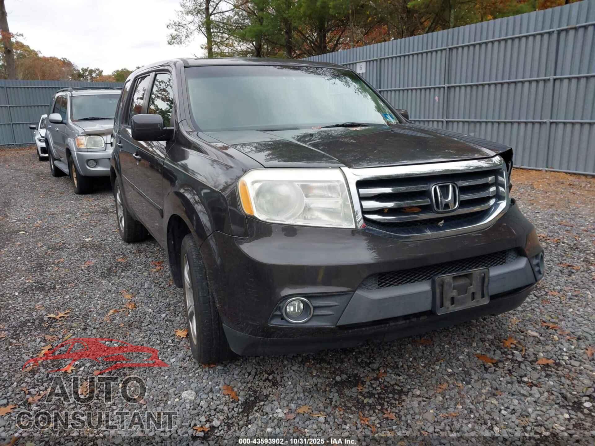 HONDA PILOT 2012 - 5FNYF4H70CB070680