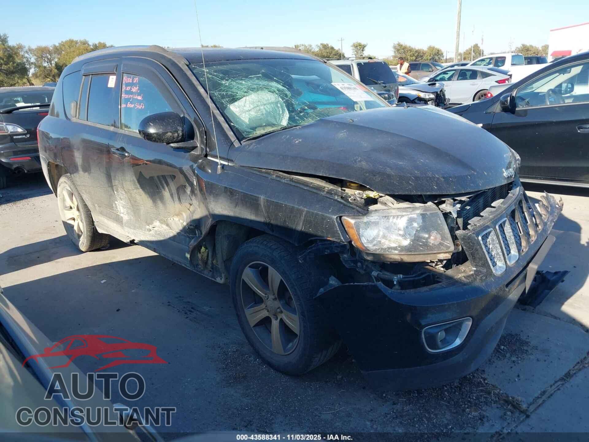 JEEP COMPASS 2017 - 1C4NJDEB3HD101218