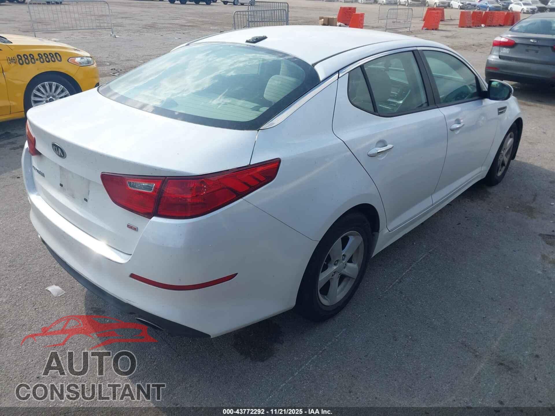 KIA OPTIMA 2015 - KNAGM4A76F5647498