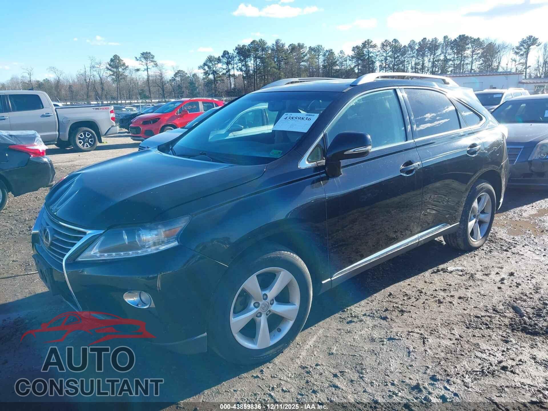 LEXUS RX 350 2013 - 2T2BK1BA2DC177168