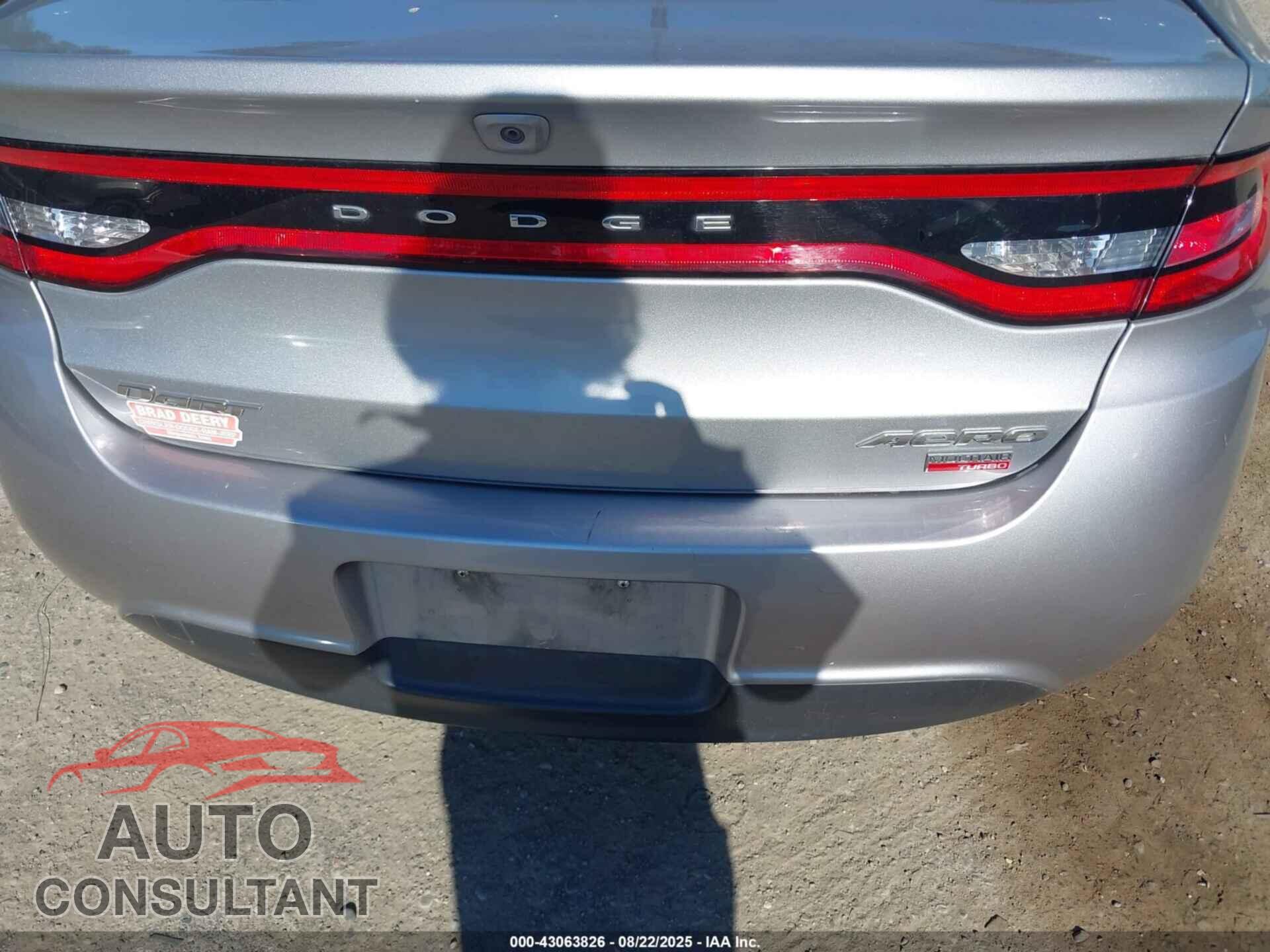 DODGE DART 2014 - 1C3CDFDH7ED768356