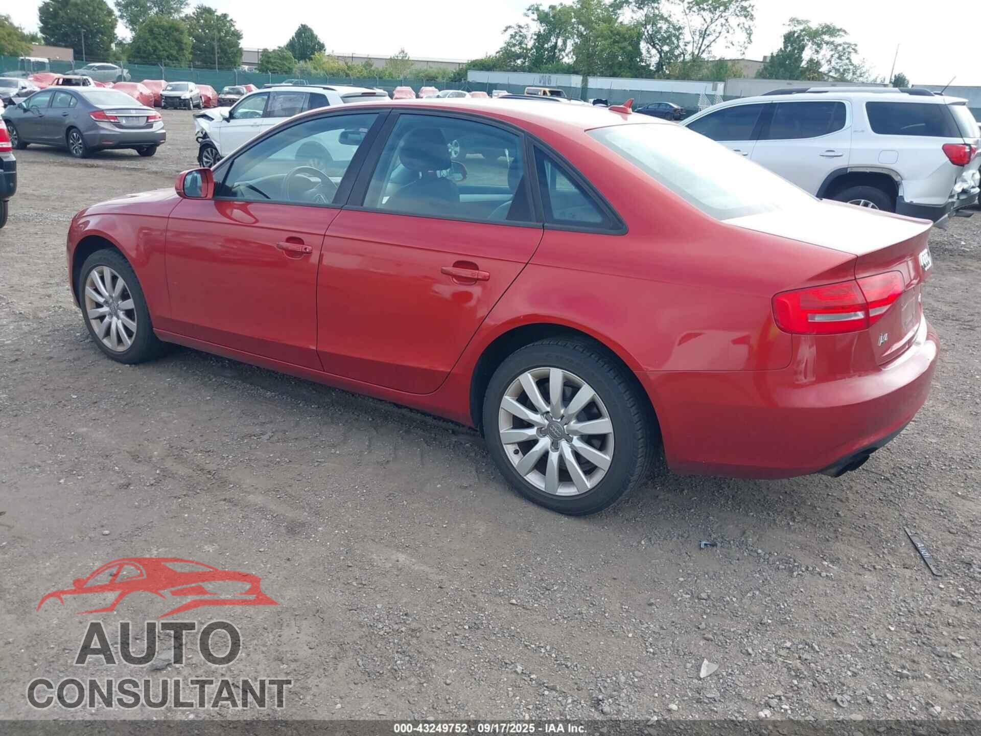 AUDI A4 2013 - WAUBFAFL2DN021243