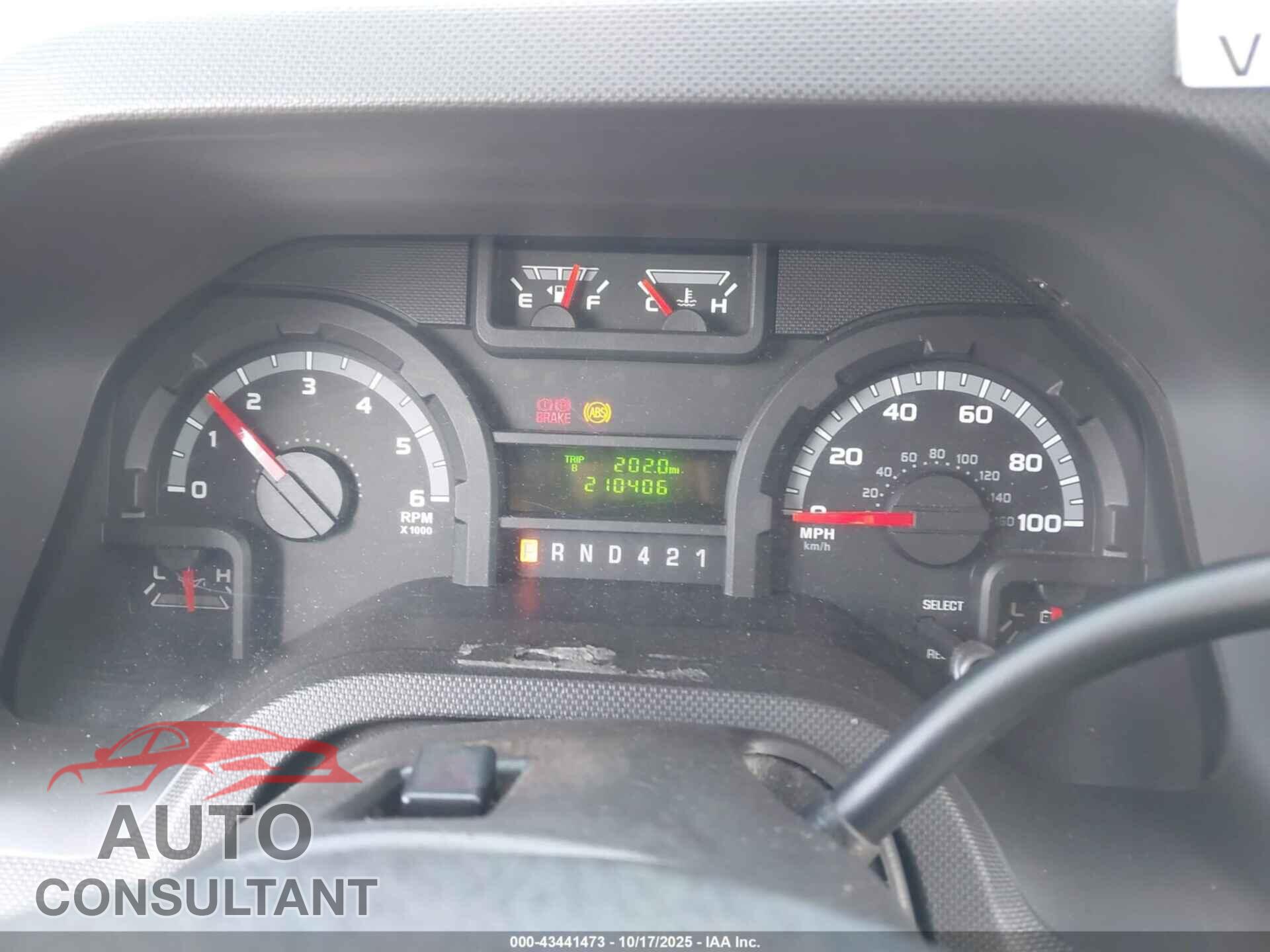 FORD E-450 CUTAWAY 2017 - 1FDFE4FS5HDC67338