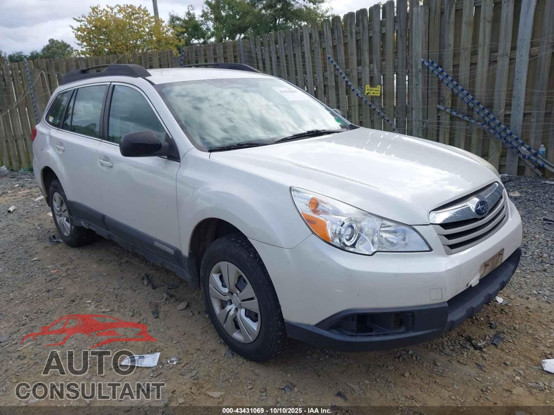 SUBARU OUTBACK 2010 - 4S4BRCAC0A3311139