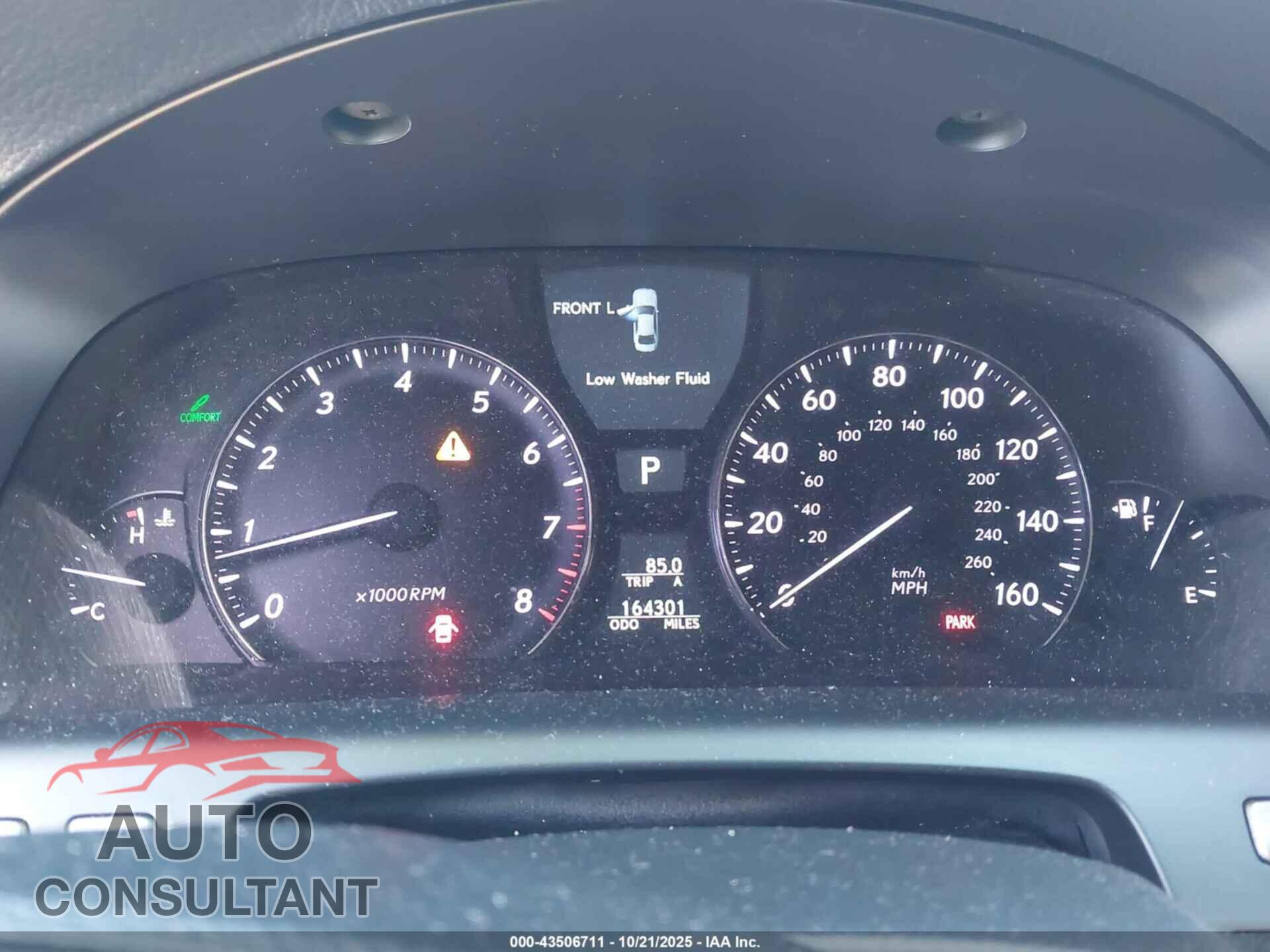 LEXUS LS 460 2010 - JTHGL5EF3A5040379
