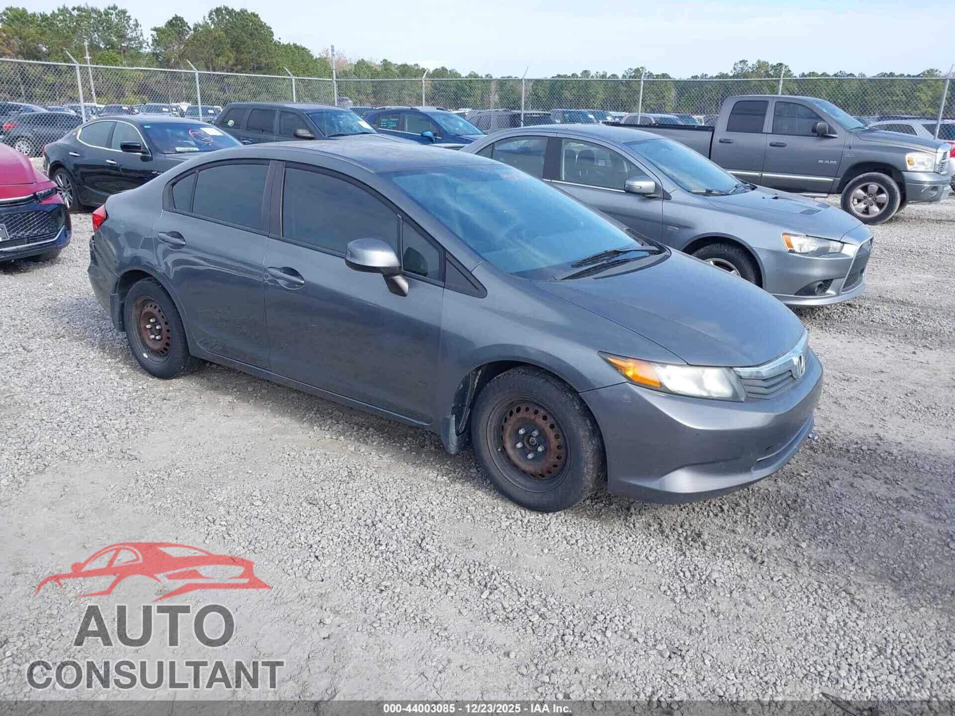 HONDA CIVIC 2012 - 19XFB2F56CE102255