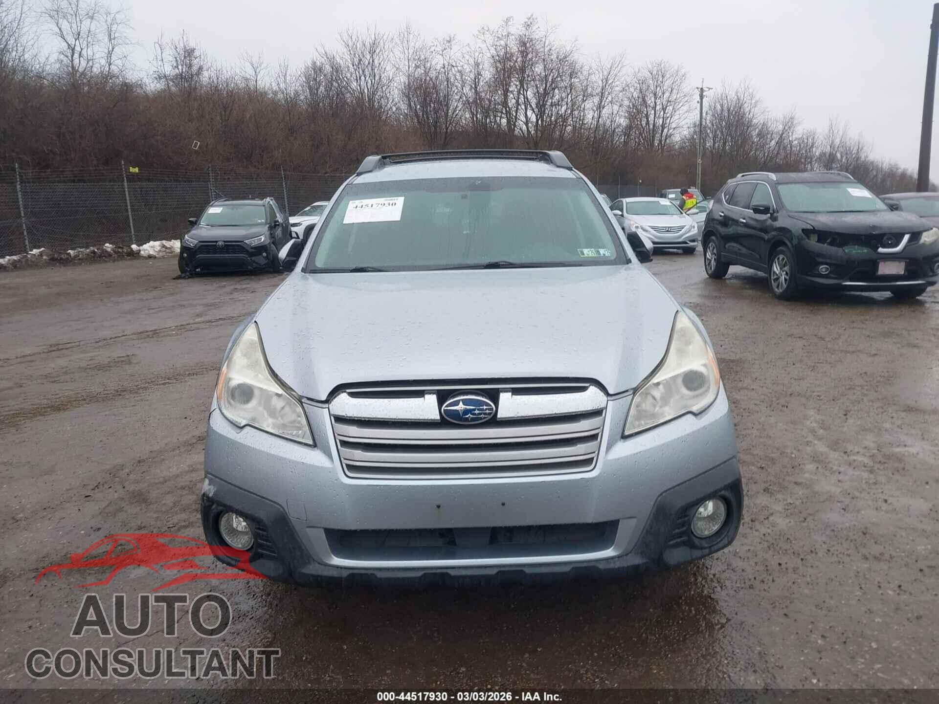 SUBARU OUTBACK 2014 - 4S4BRBCC4E3311271