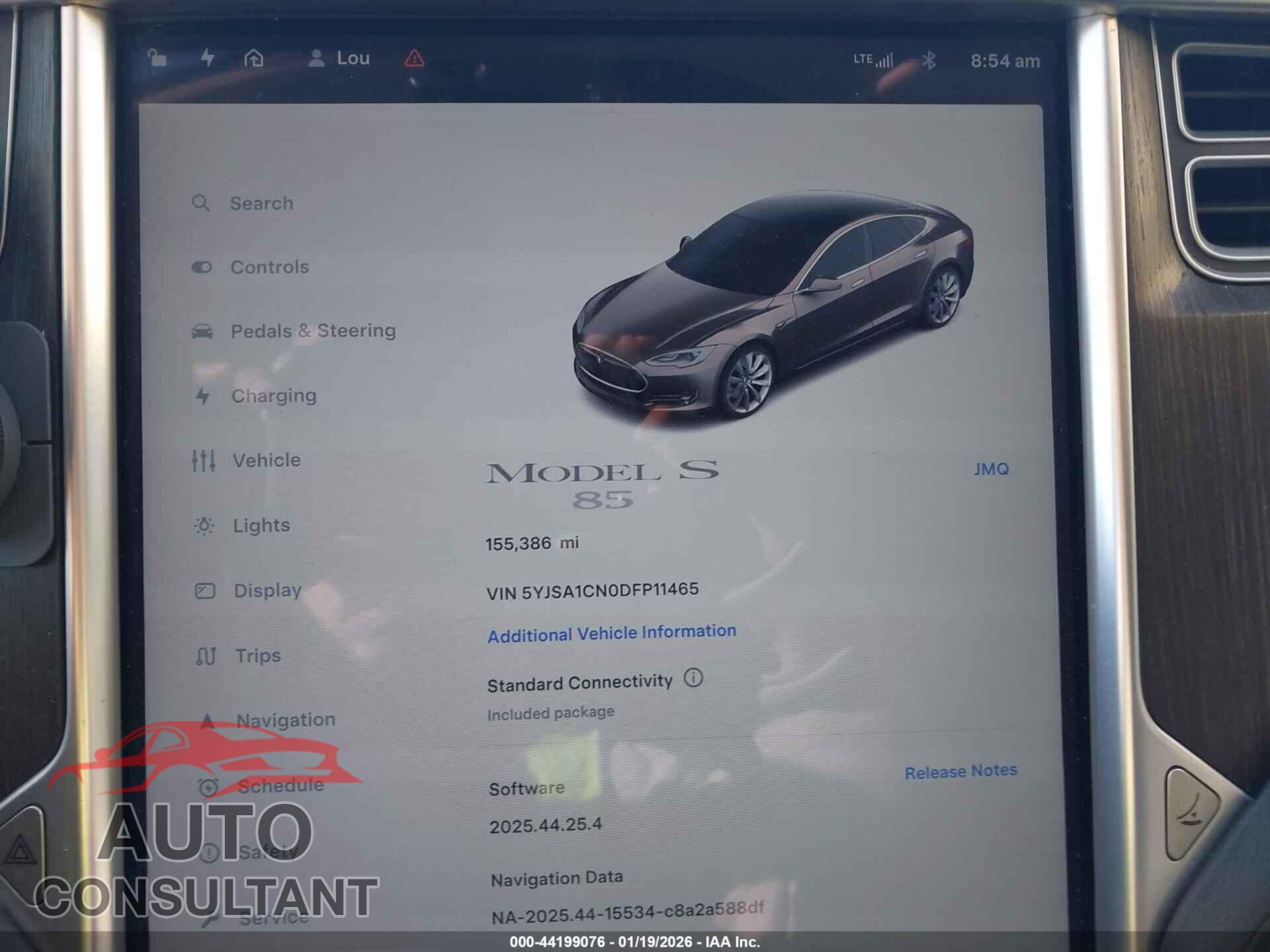 TESLA MODEL S 2013 - 5YJSA1CN0DFP11465