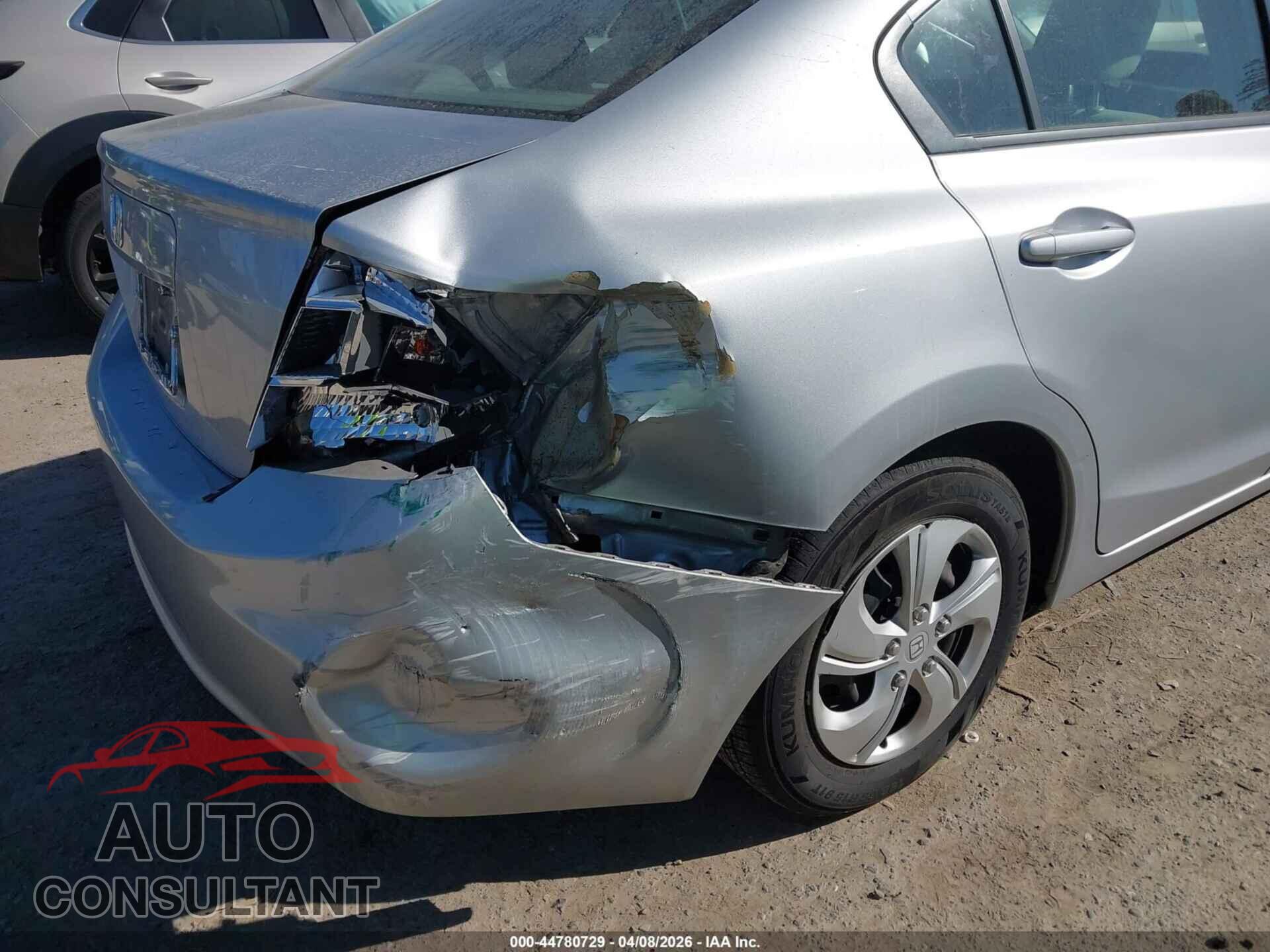 HONDA CIVIC 2012 - 2HGFB2F50CH574604