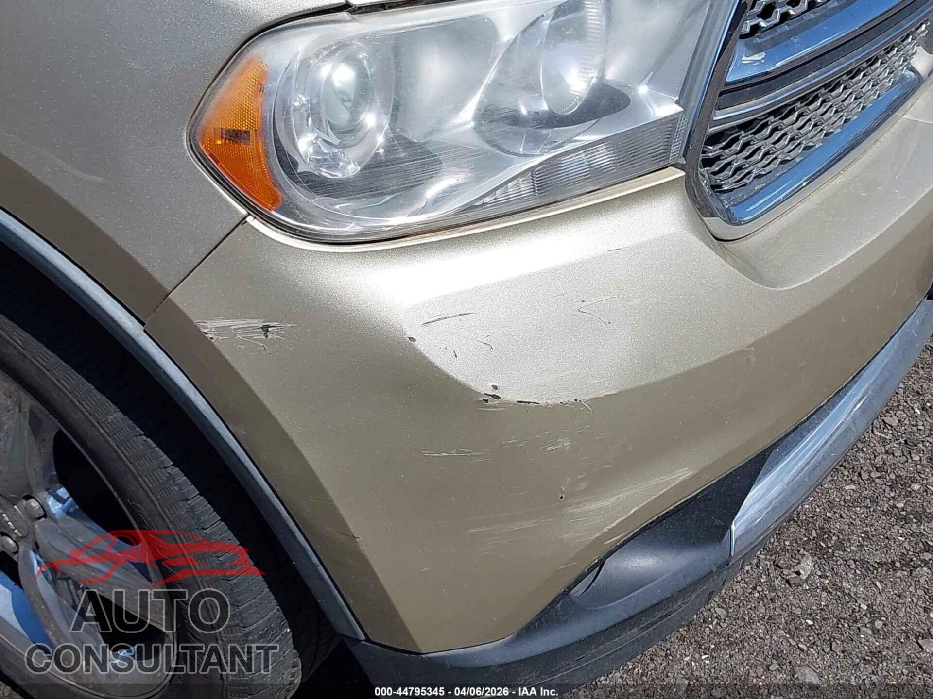 DODGE DURANGO 2012 - 1C4SDJET7CC153614