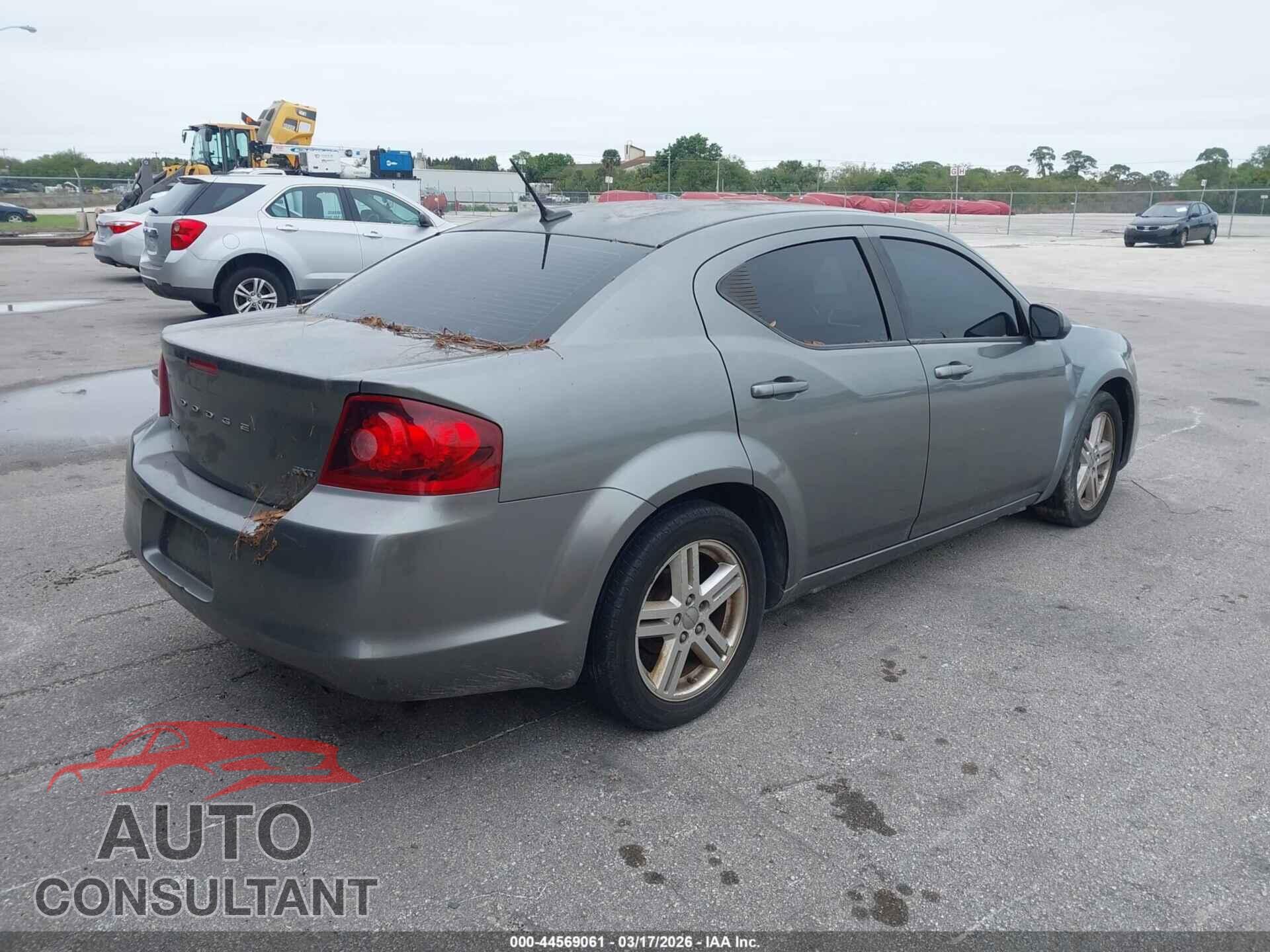 DODGE AVENGER 2013 - 1C3CDZCB1DN768098