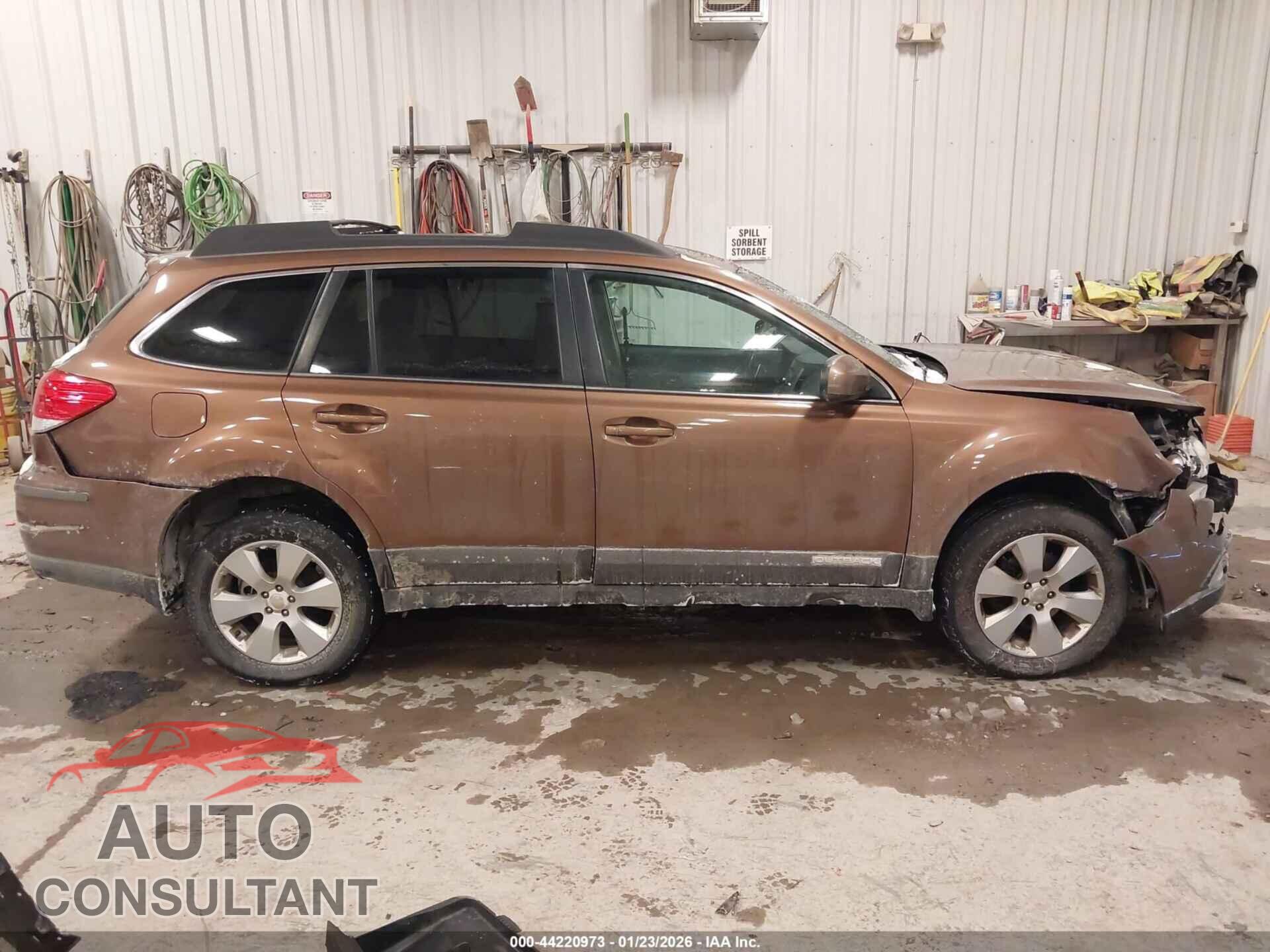 SUBARU OUTBACK 2011 - 4S4BRBCC2B3312446
