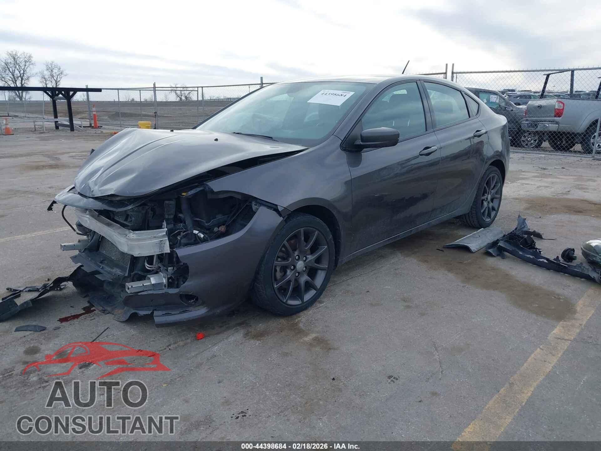 DODGE DART 2015 - 1C3CDFBB9FD267176
