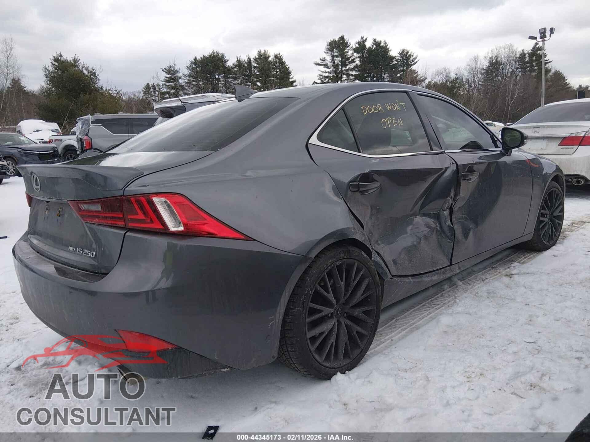 LEXUS IS 250 2015 - JTHCF1D25F5016363
