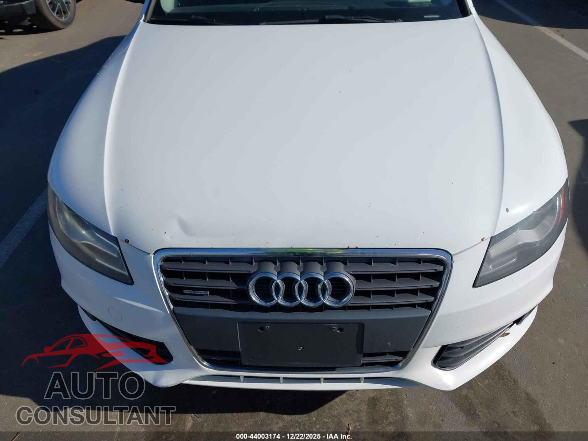 AUDI A4 2012 - WAUDFCFL5CN019750