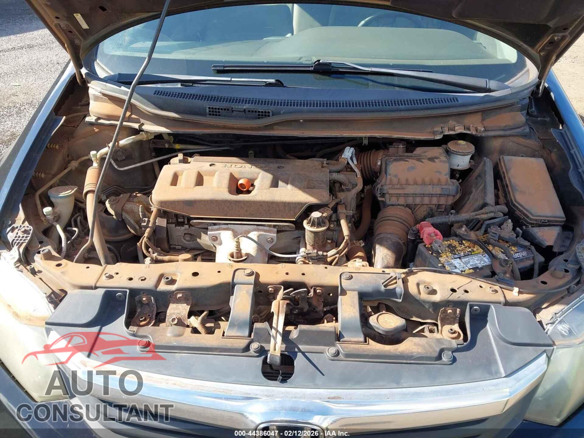 HONDA CIVIC 2012 - 2HGFB2F56CH604138