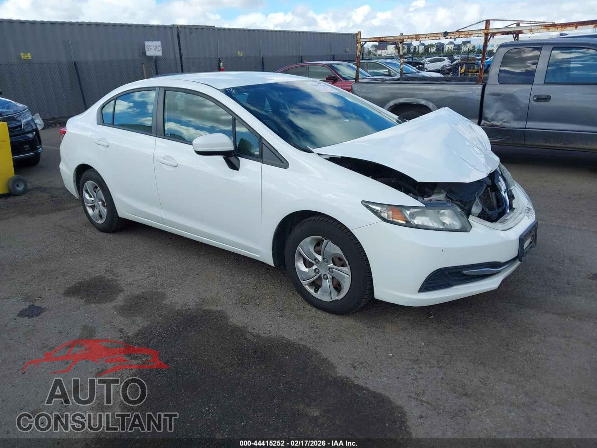 HONDA CIVIC 2014 - 19XFB2F5XEE218092