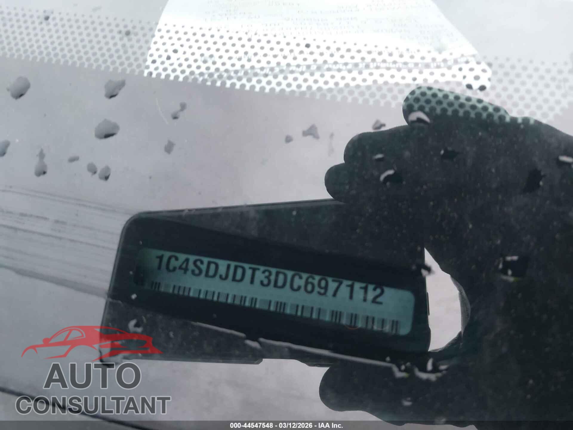 DODGE DURANGO 2013 - 1C4SDJDT3DC697112