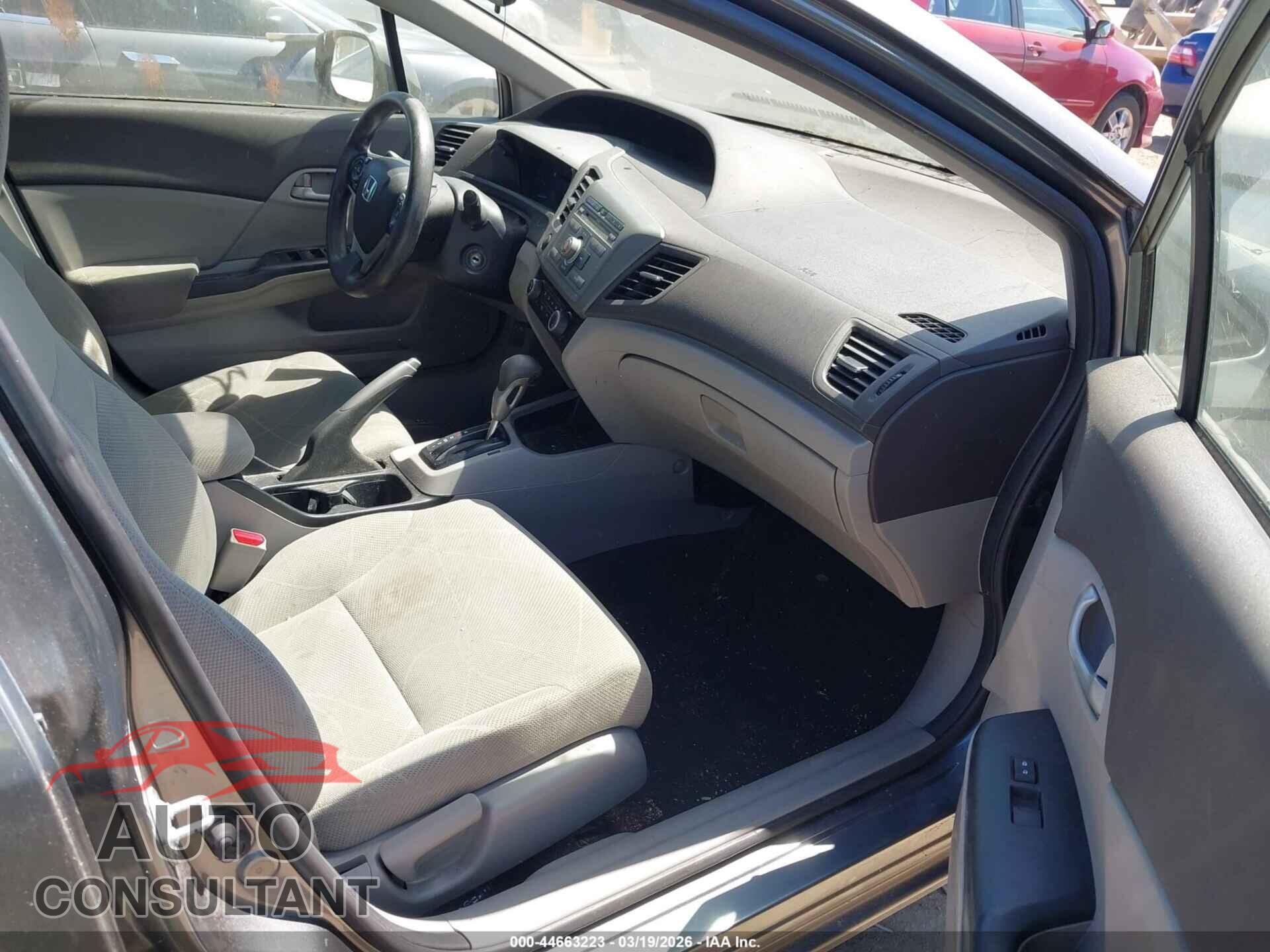 HONDA CIVIC 2012 - JHMFB2F54CS005390