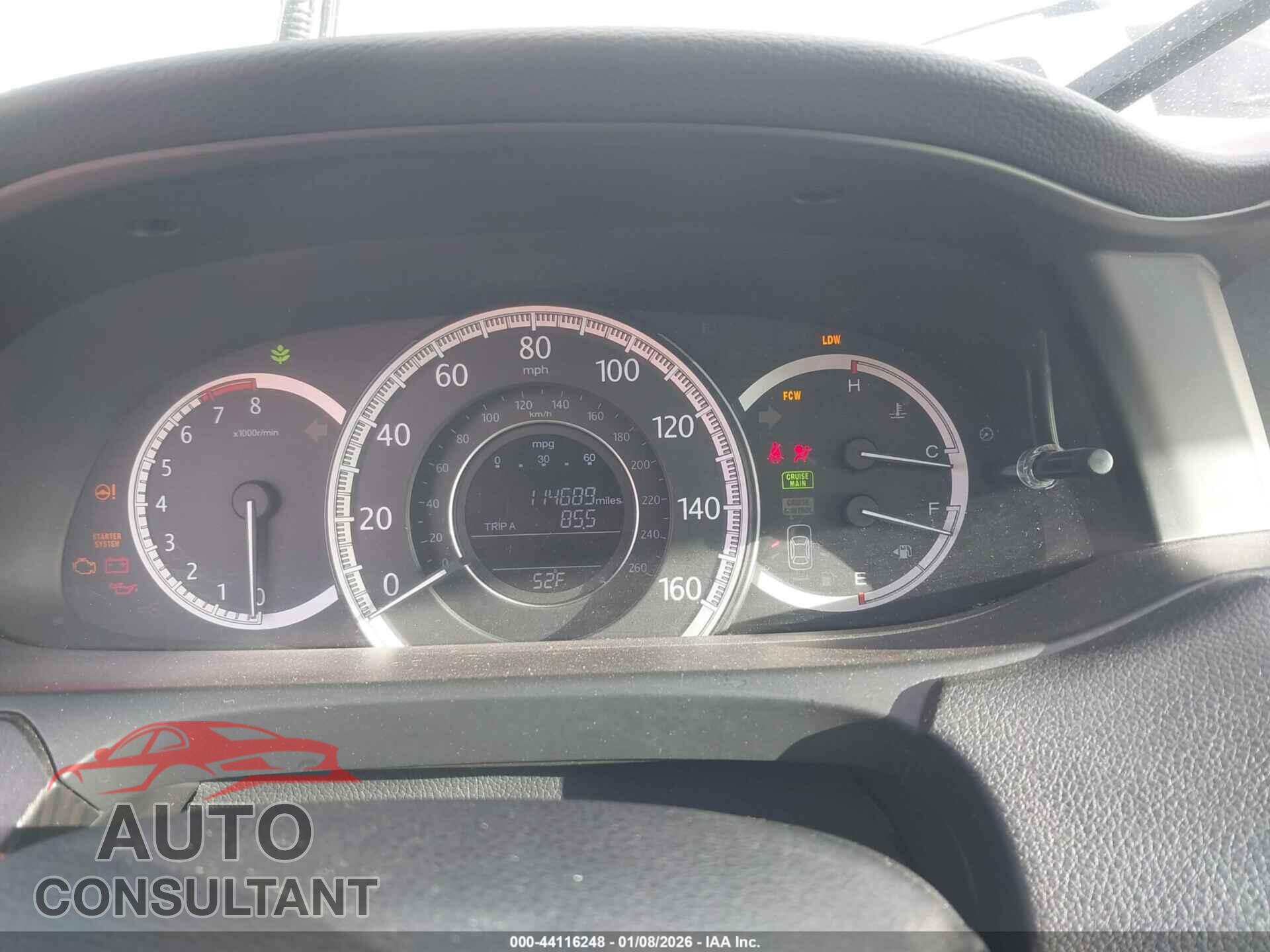 HONDA ACCORD 2013 - 1HGCR3F80DA035642