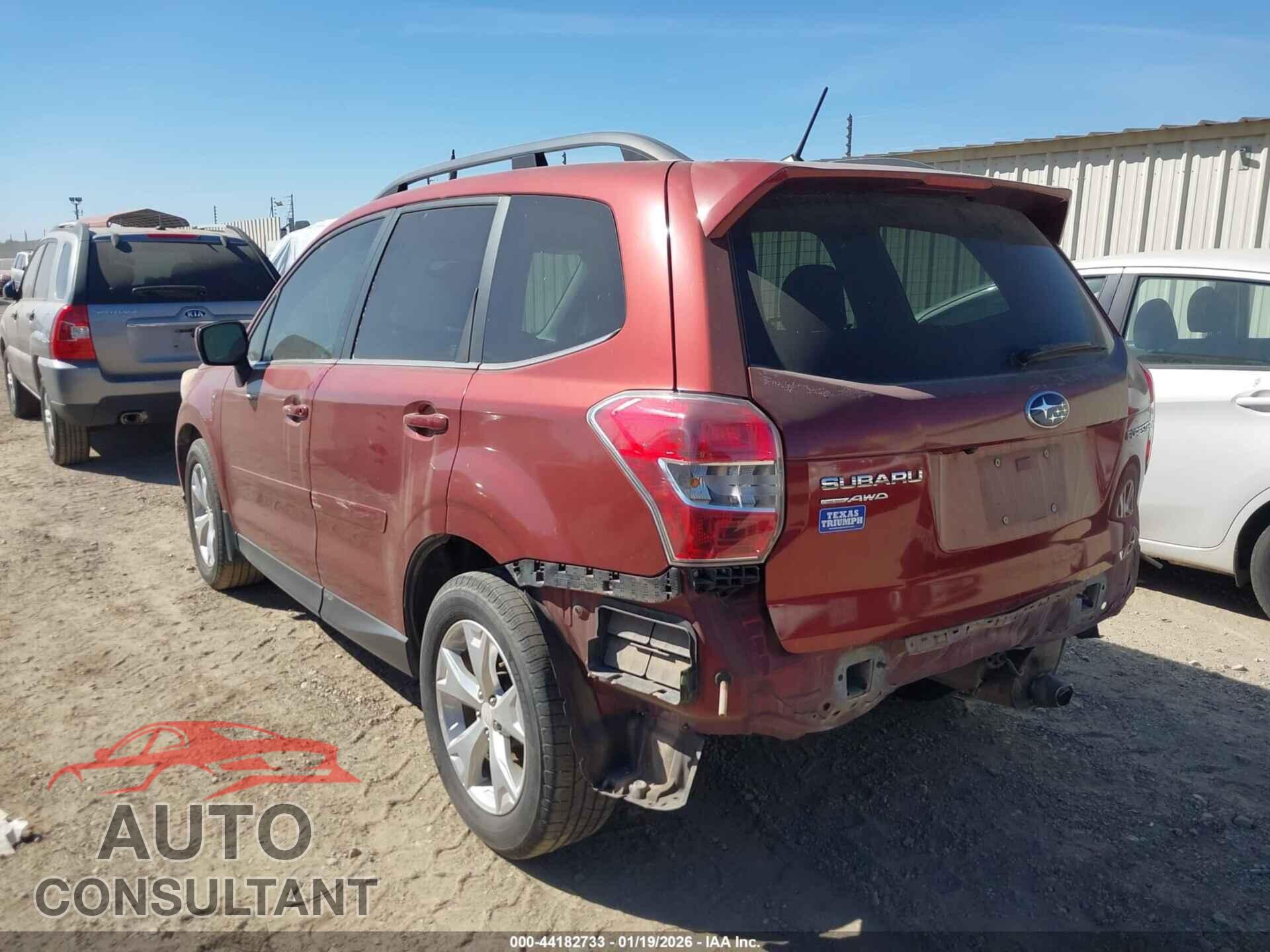 SUBARU FORESTER 2015 - JF2SJAHC7FH424376