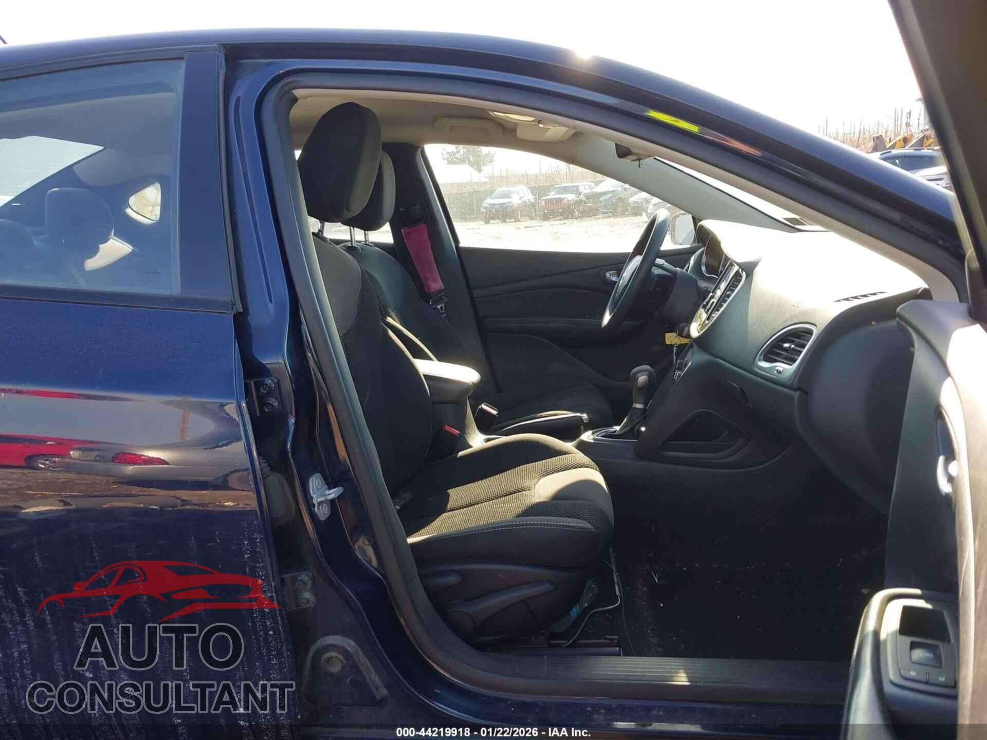 DODGE DART 2015 - 1C3CDFBB3FD151262