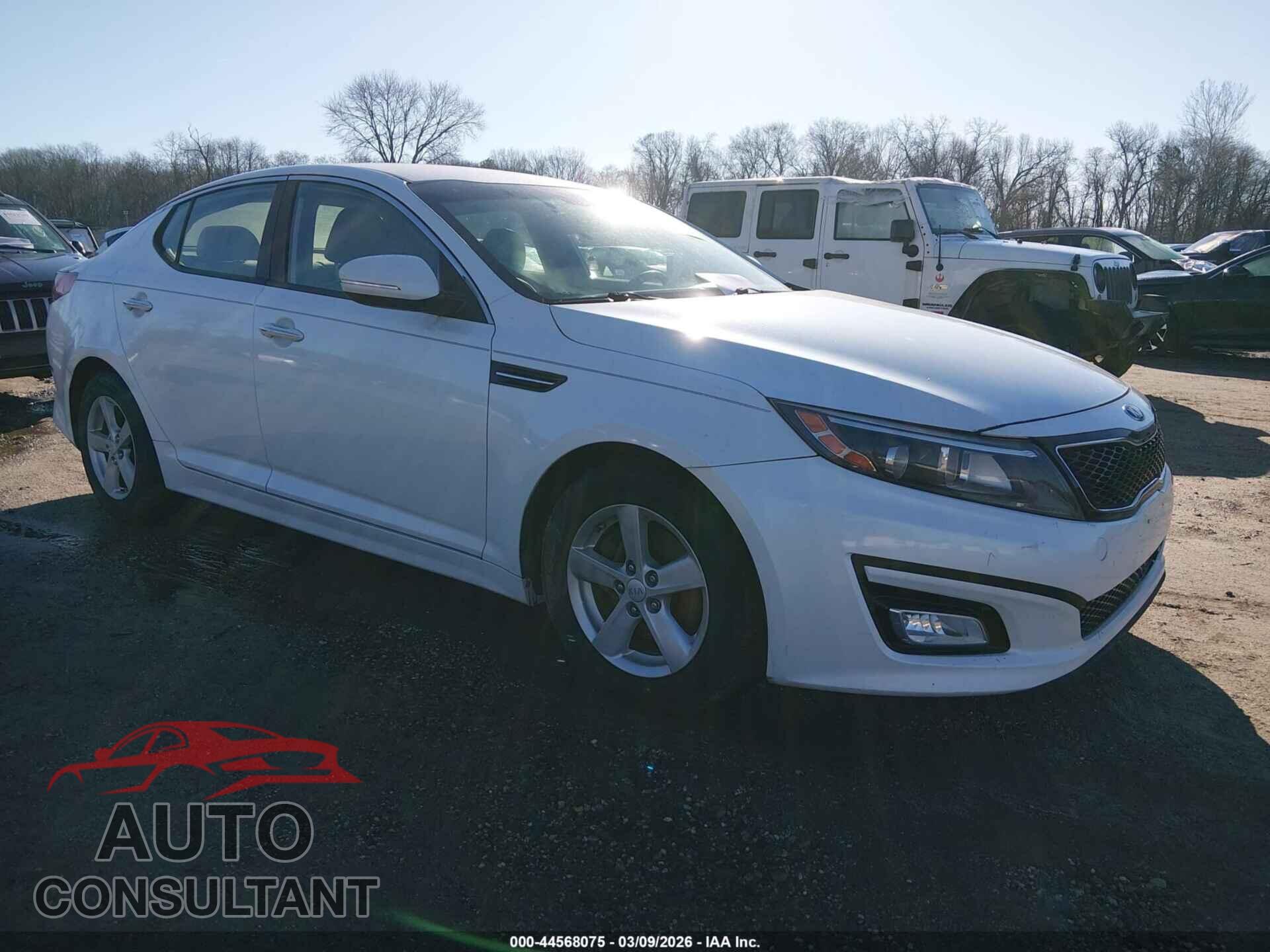 KIA OPTIMA 2015 - KNAGM4A72F5593732