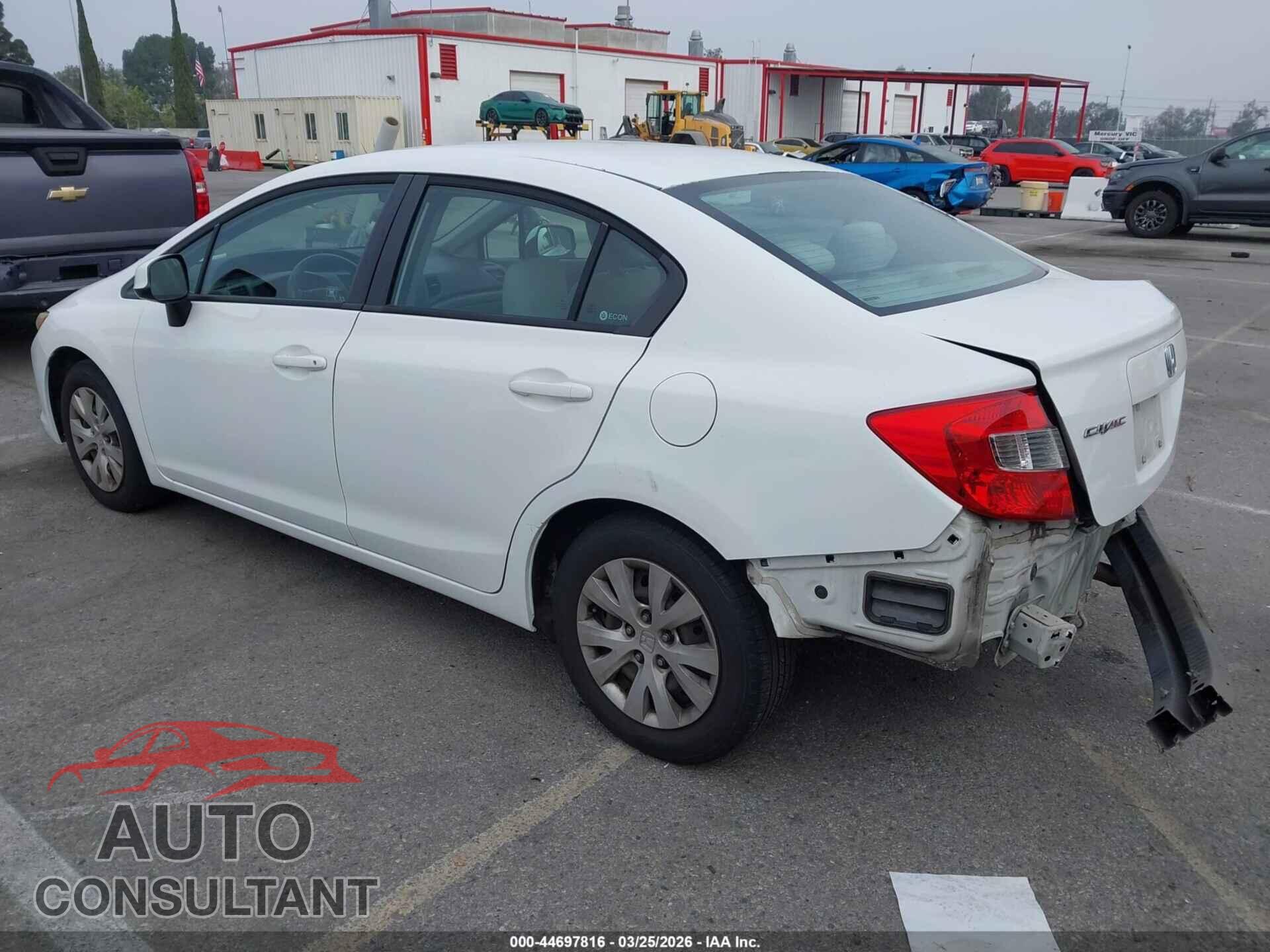 HONDA CIVIC 2012 - 19XFB2F53CE367652