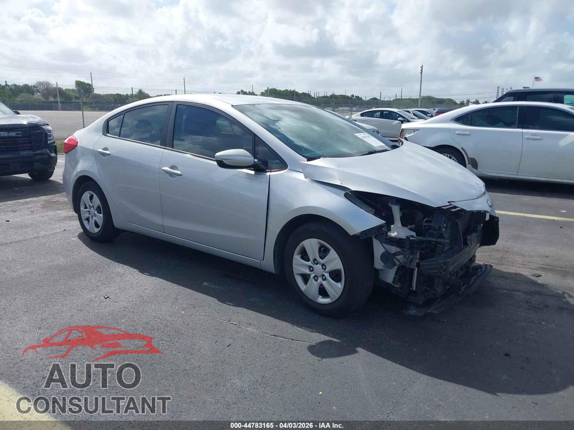 KIA FORTE 2016 - KNAFK4A63G5467728