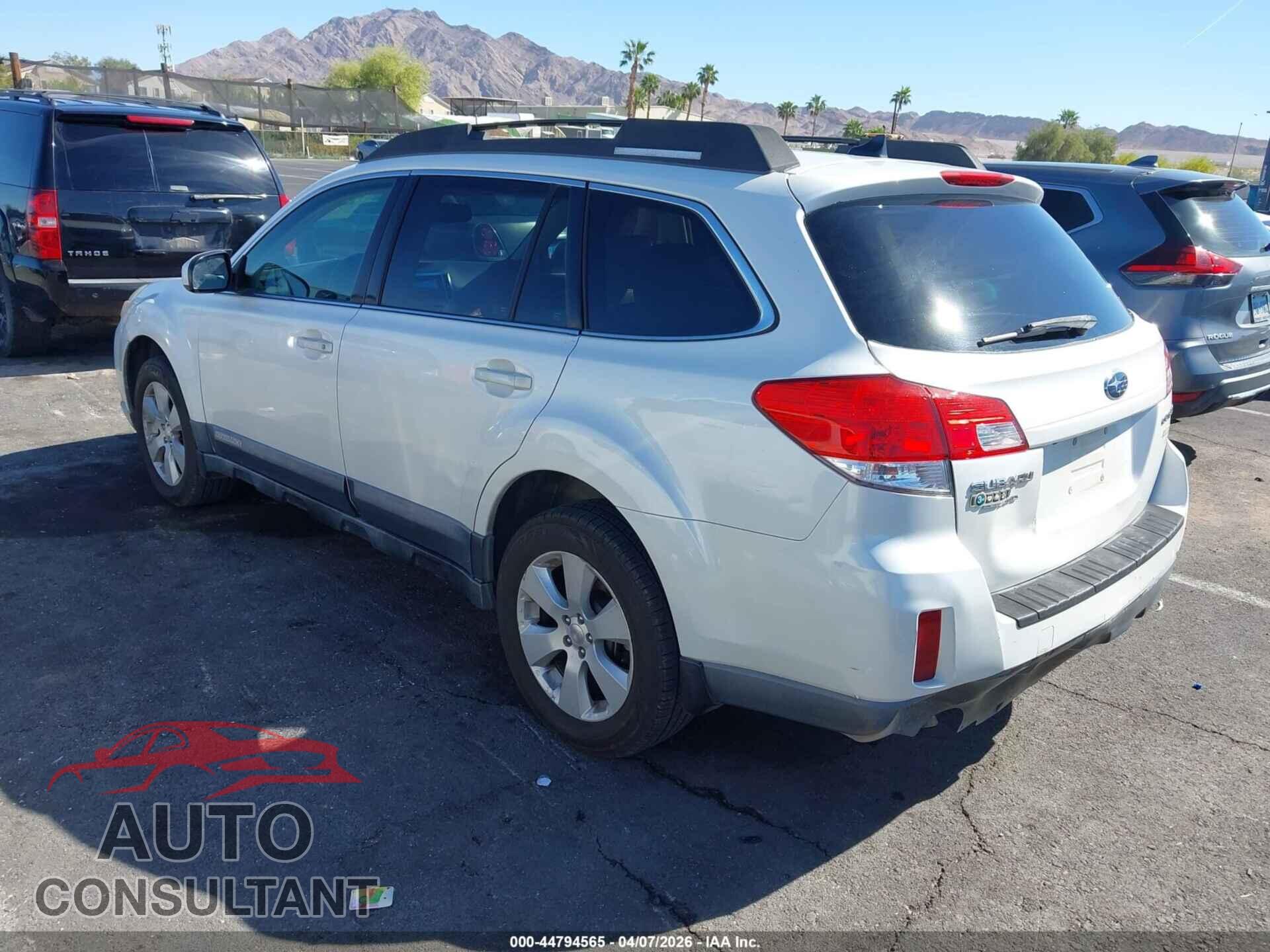 SUBARU OUTBACK 2011 - 4S4BRBLCXB3356551