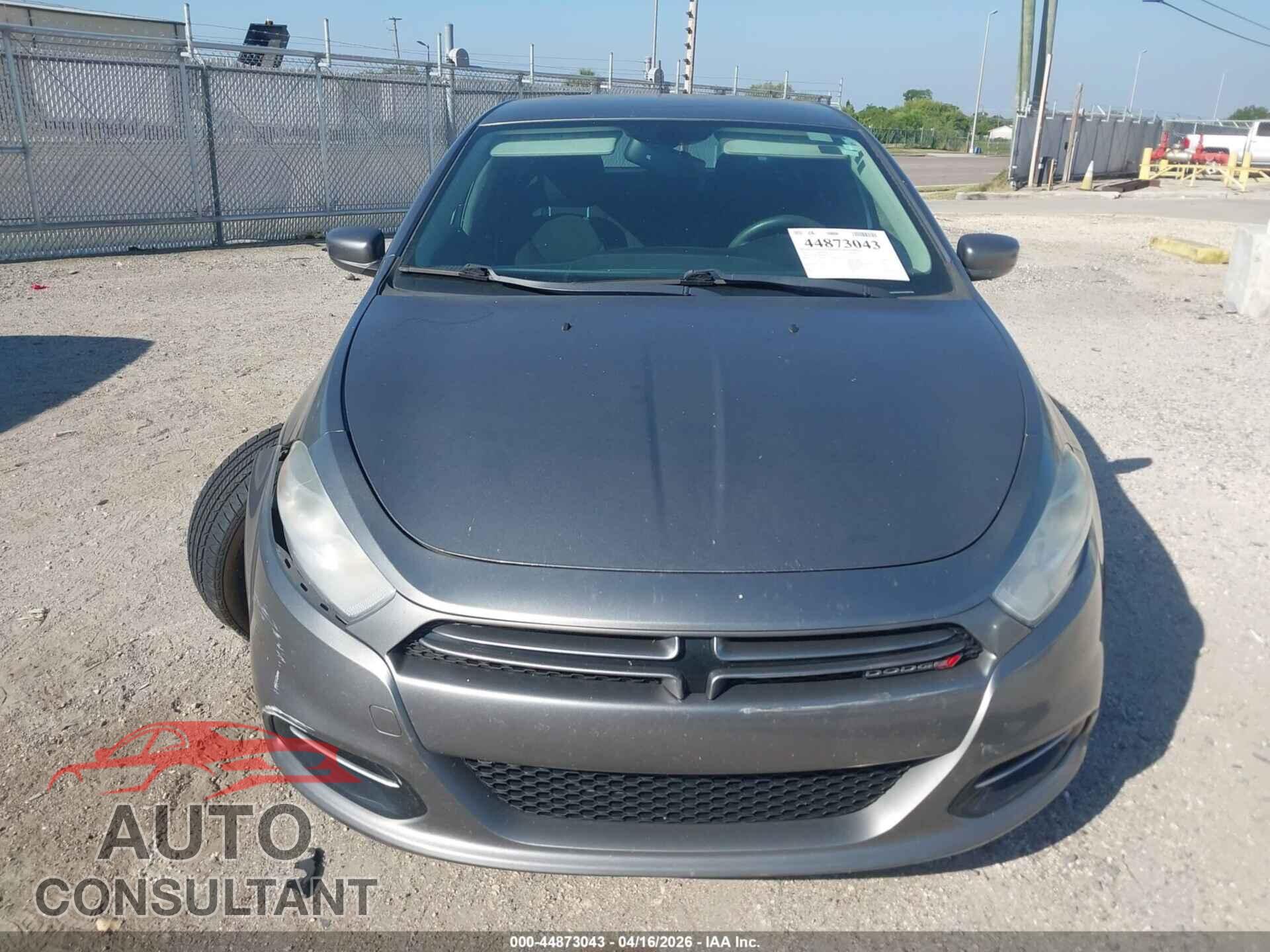 DODGE DART 2013 - 1C3CDFAA9DD292505