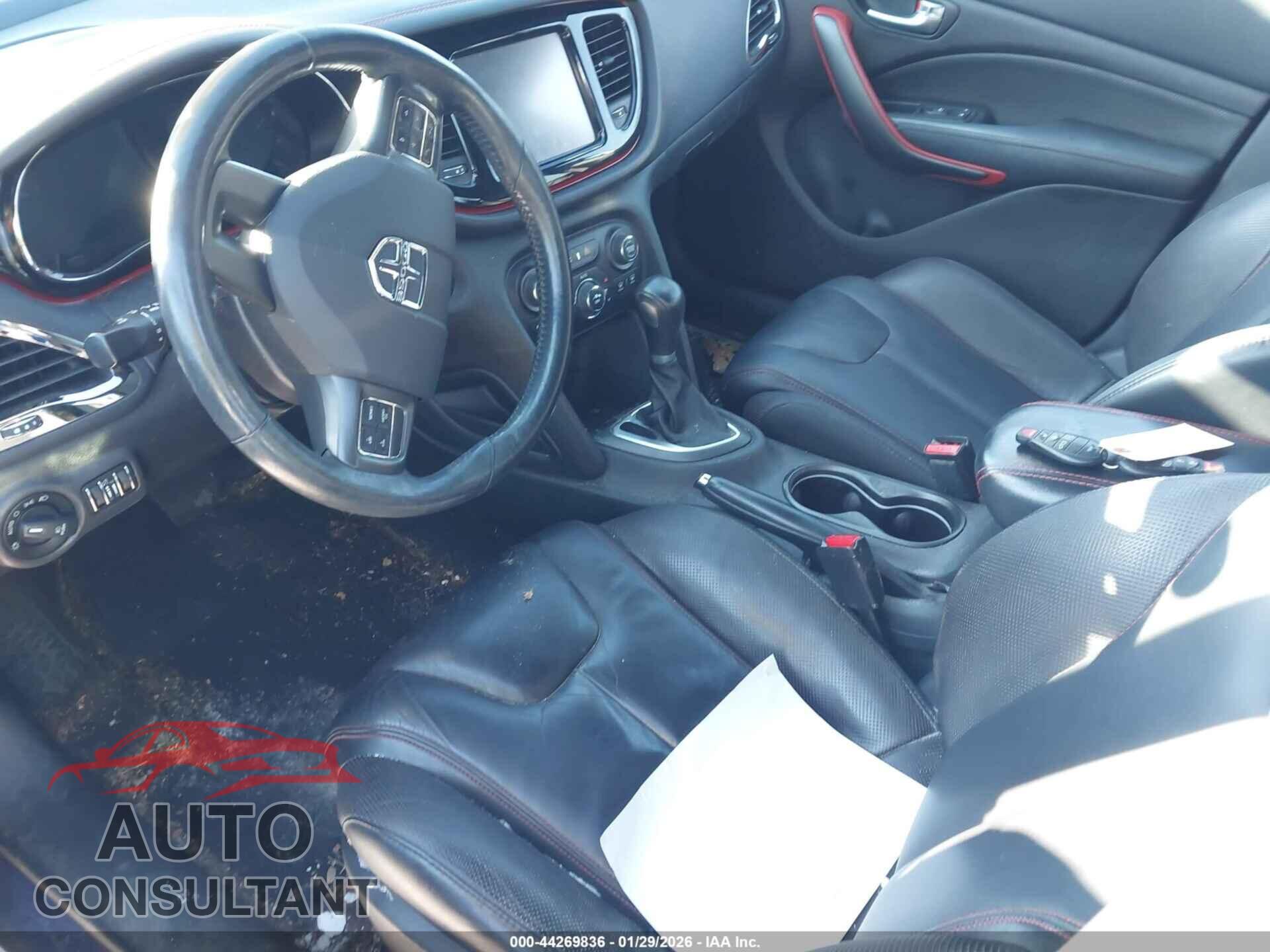 DODGE DART 2013 - 1C3CDFCB8DD341196